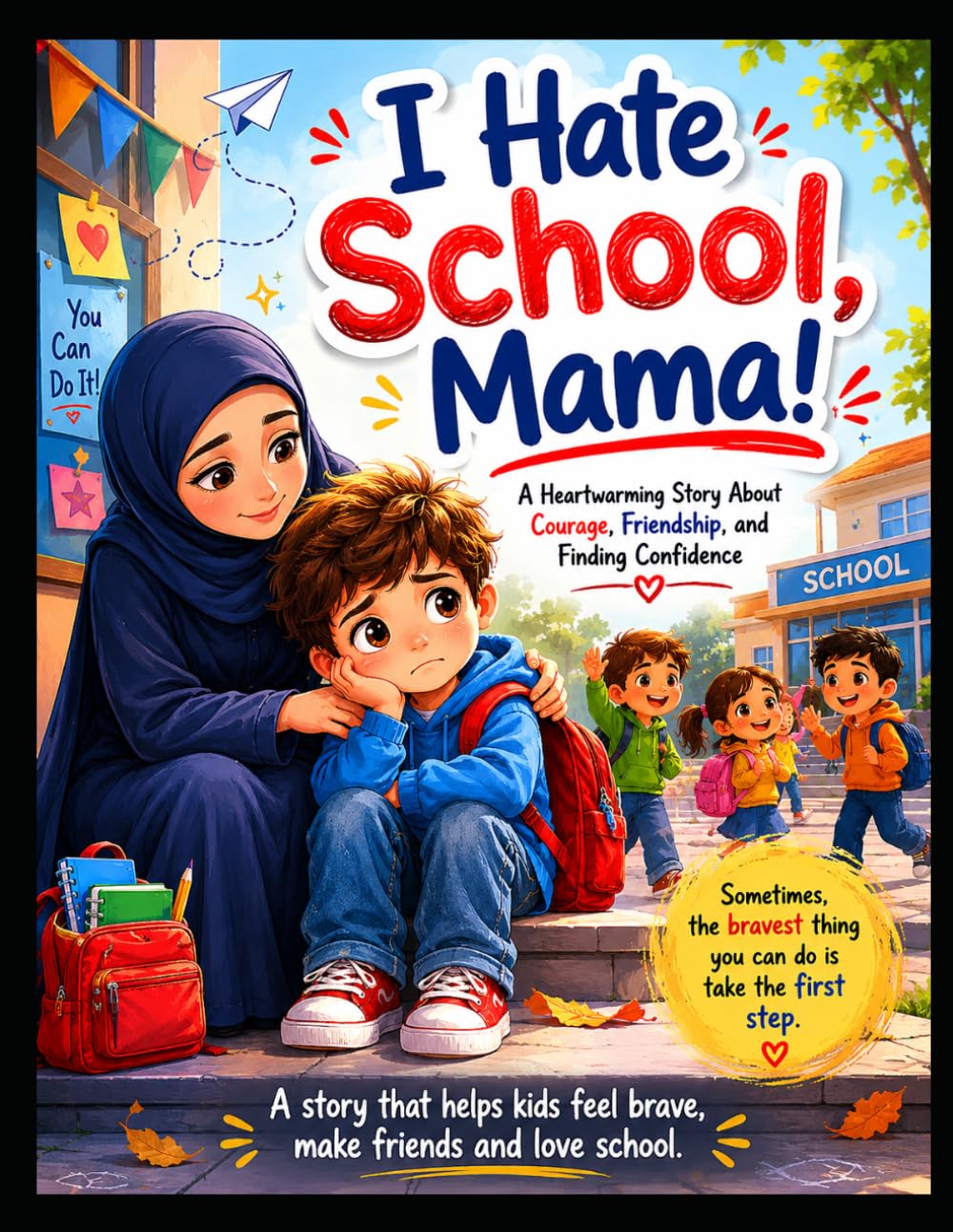 I Hate School, Mama!: A Heartwarming Story About Courage, Friendship, and Finding Confidence (Brave Little Liam Series)