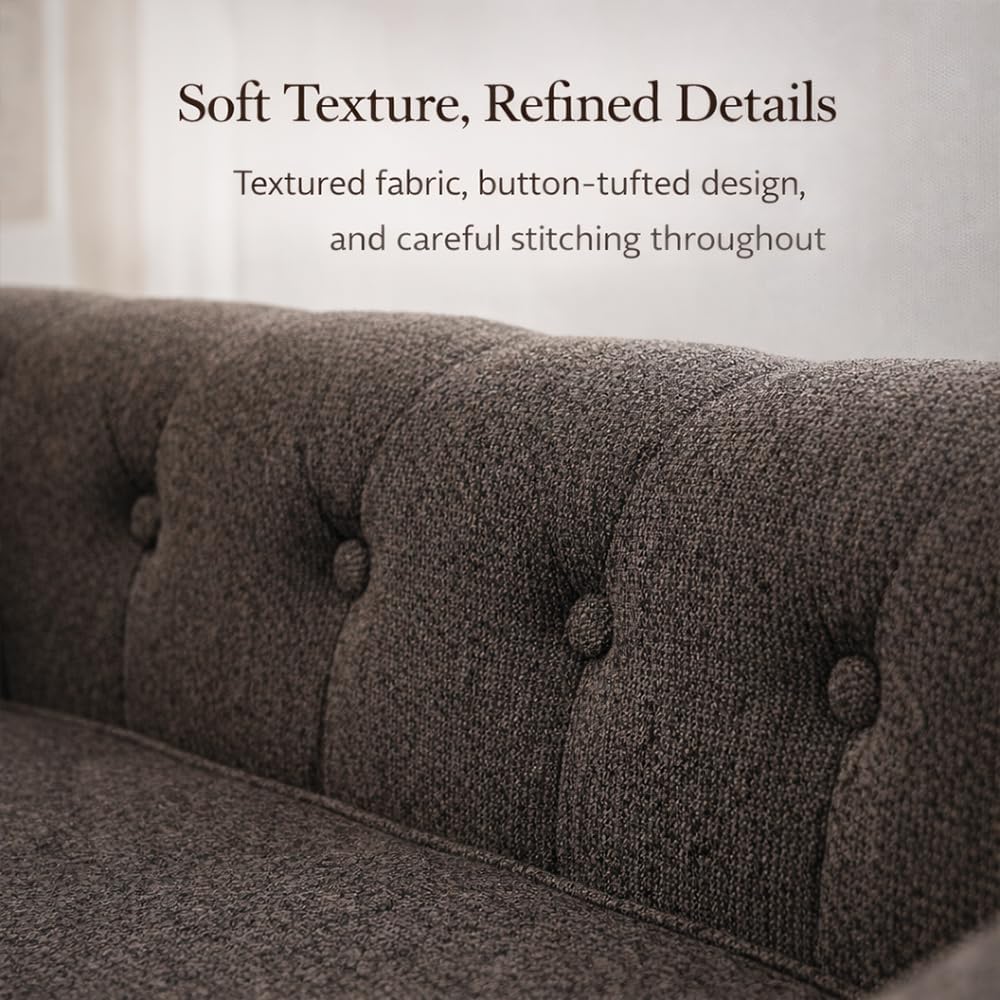 Dog Sofa Couch for Medium Dogs, 39" Memory Foam Pet Sofa Bed with Washable Removable Cover, Elevated Dog Couch with Legs, Supportive Cushion, Comfortable Indoor Pet Furniture (Cream White)