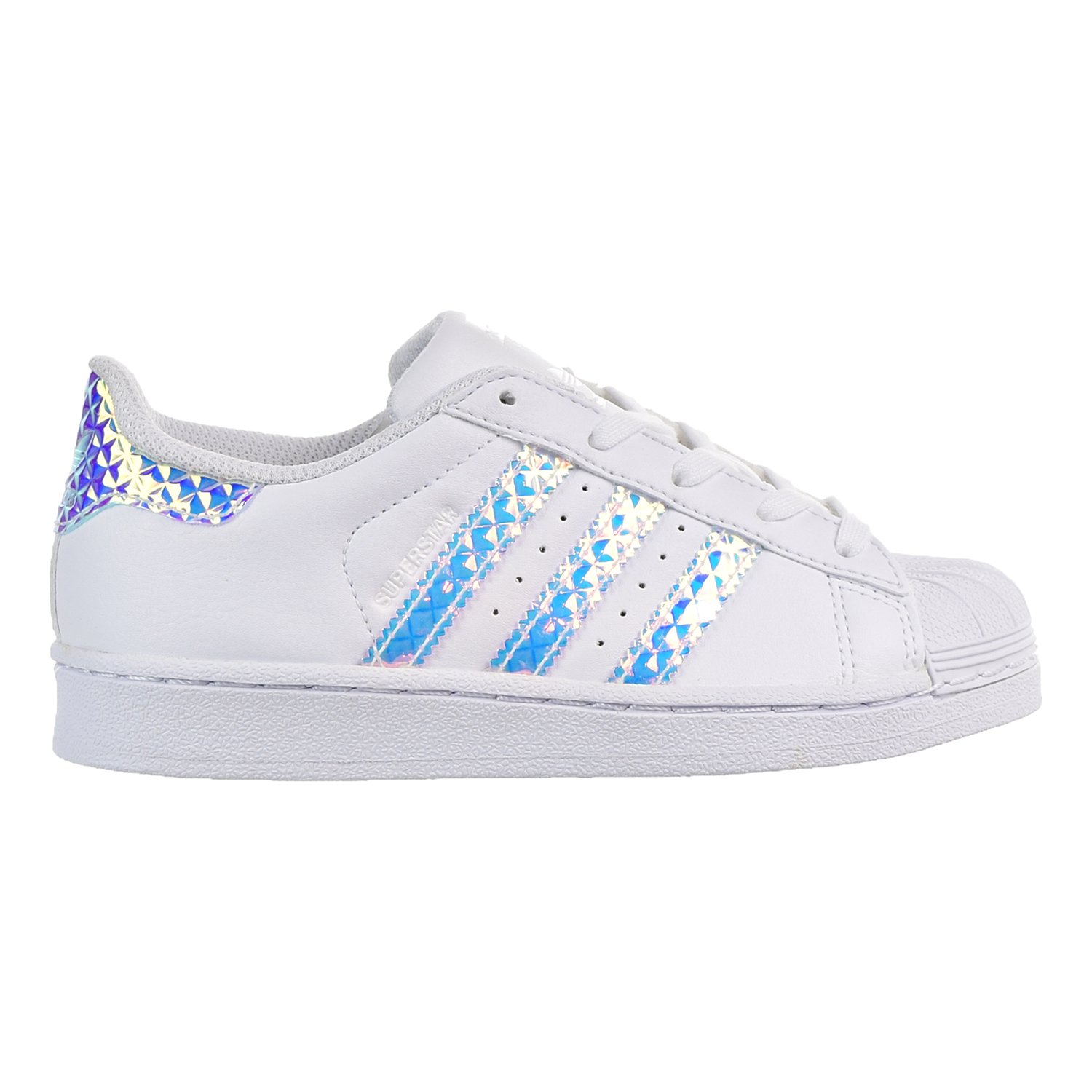 Adidas Superstar C Little Kids Ps Shoes White White Iridescent | Desertcart  Aruba