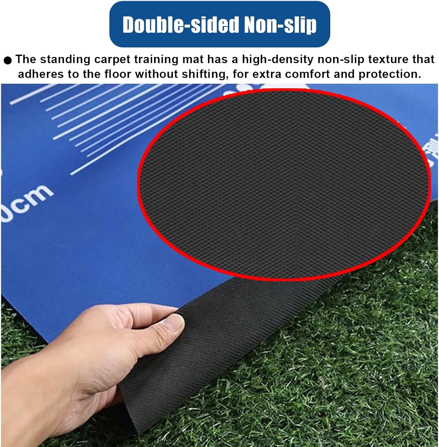 11.5 X 3 Ft Jumping Rope Equipment Mats,Standing Long Jump Train Test Mat,Multifunctional Flooring Fitness Trainer Tester Scale