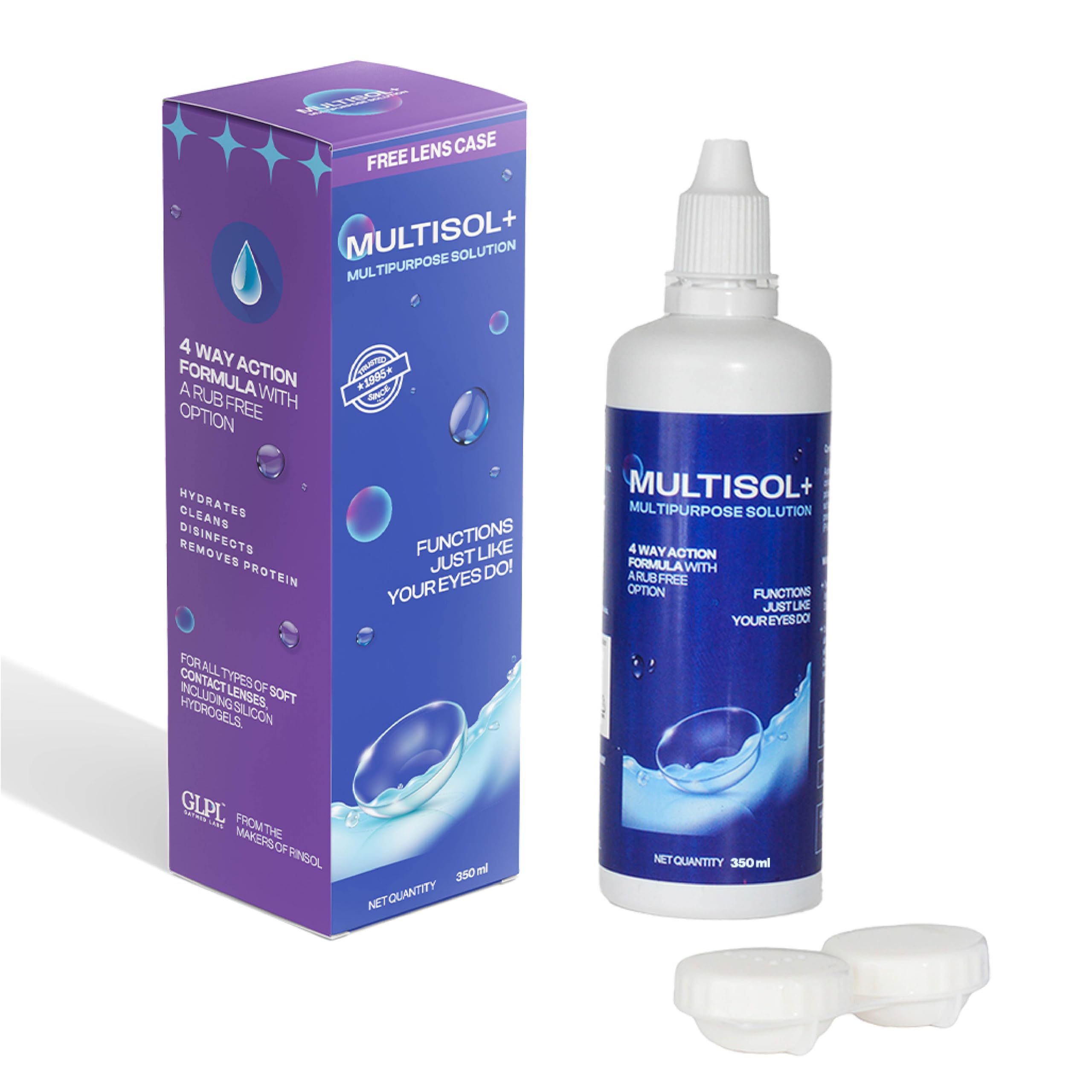 Contact Lens Solution Multipurpose Lens Cleaning Kit 100ml with Free Lens Case | Contact Lens Cleaner | Cleans, Rinses, Disinfects, Stores & Moisturizes Soft Contact Lenses | Travel Friendly — Amazon image 10
