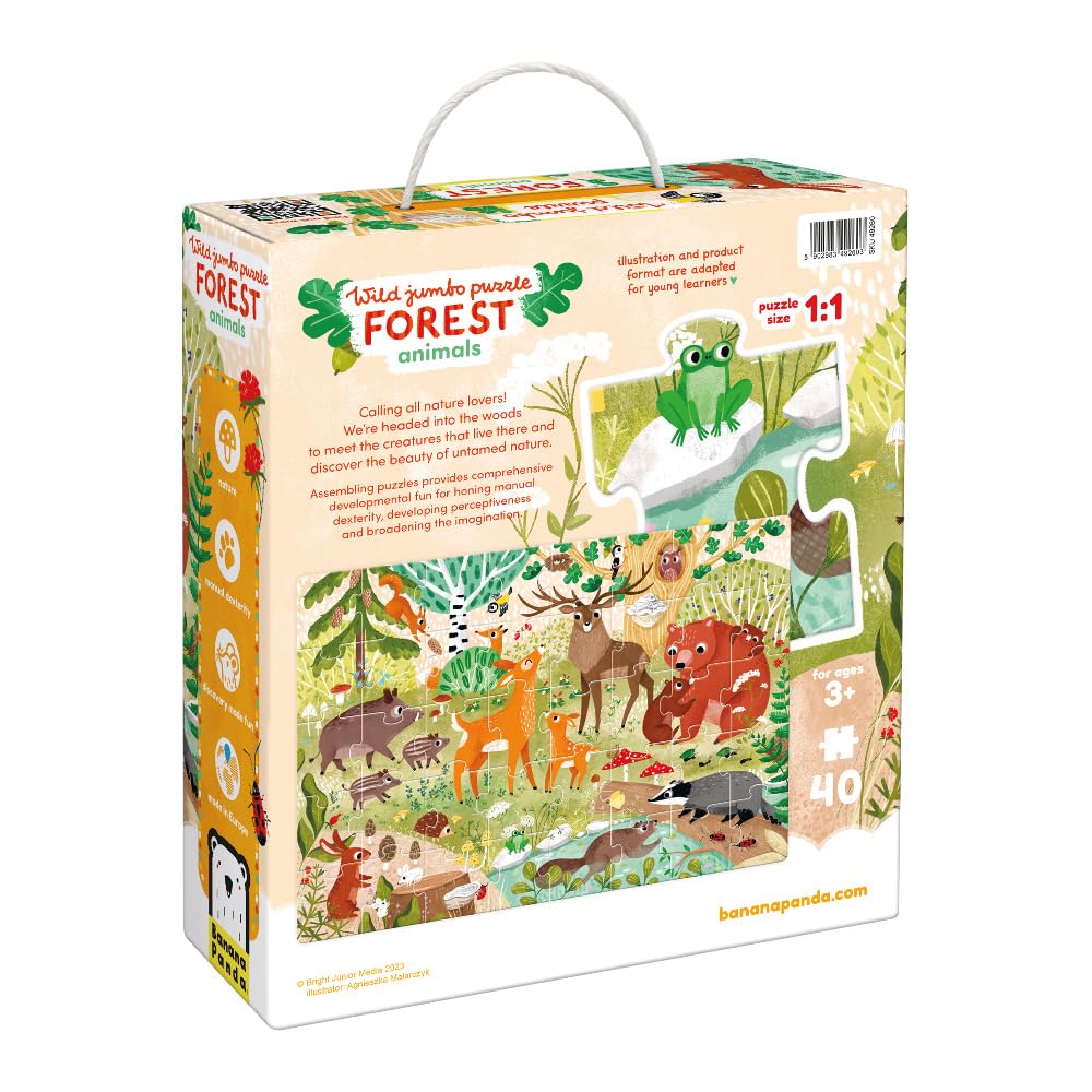 Wild Jumbo Puzzle Forest Animals 3+ Floor Puzzle