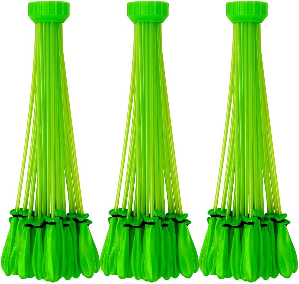 Bunch O Balloons – Instant Water Balloons – Green (3 bunches – 100 Total Water Balloons)