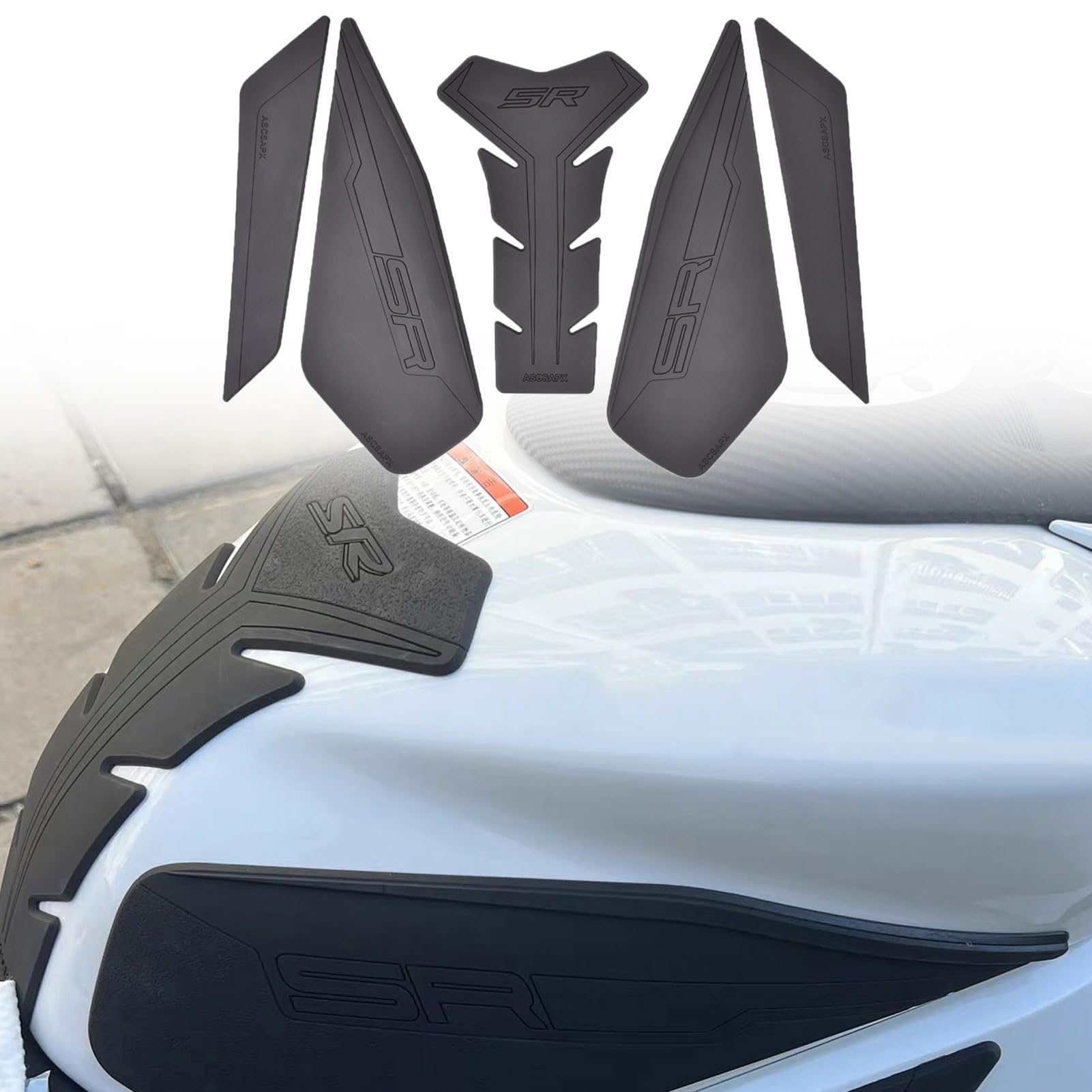 Autocollants de réservoir de carburant CFMOTO SR 450 : finition et protection haut de gamme