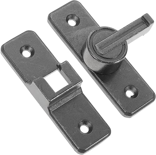 YARNOW Cerradura de puerta de 90 puertas Cerraduras de puerta de gabinete Cerradura de puerta de valla Cerraduras interiores para puertas Cerraduras