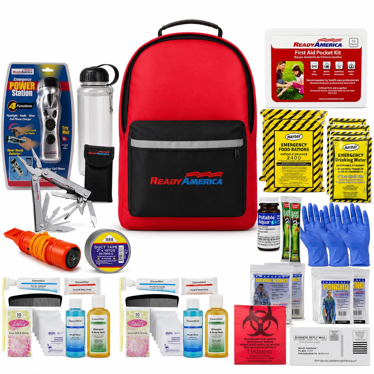 Ready America 70285 2-Person Deluxe Backpack