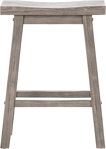 Miniatura 115 de Boraam Sonoma Taburetes de bar de cocina sin espalda, cepillo de alambre gris tormenta, juego de 2 Cepillo de alambre gris tormenta,Cepillo de