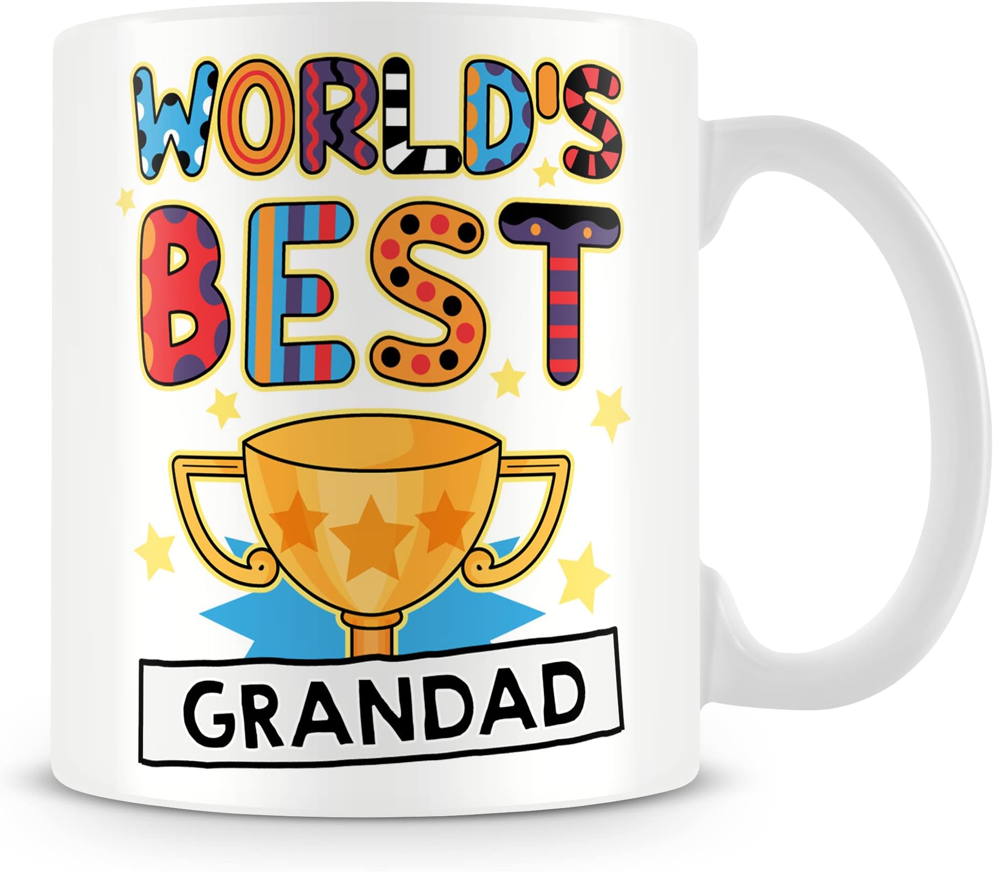 MUGGZ Grandad Mug - Worlds Best Grandad Gift