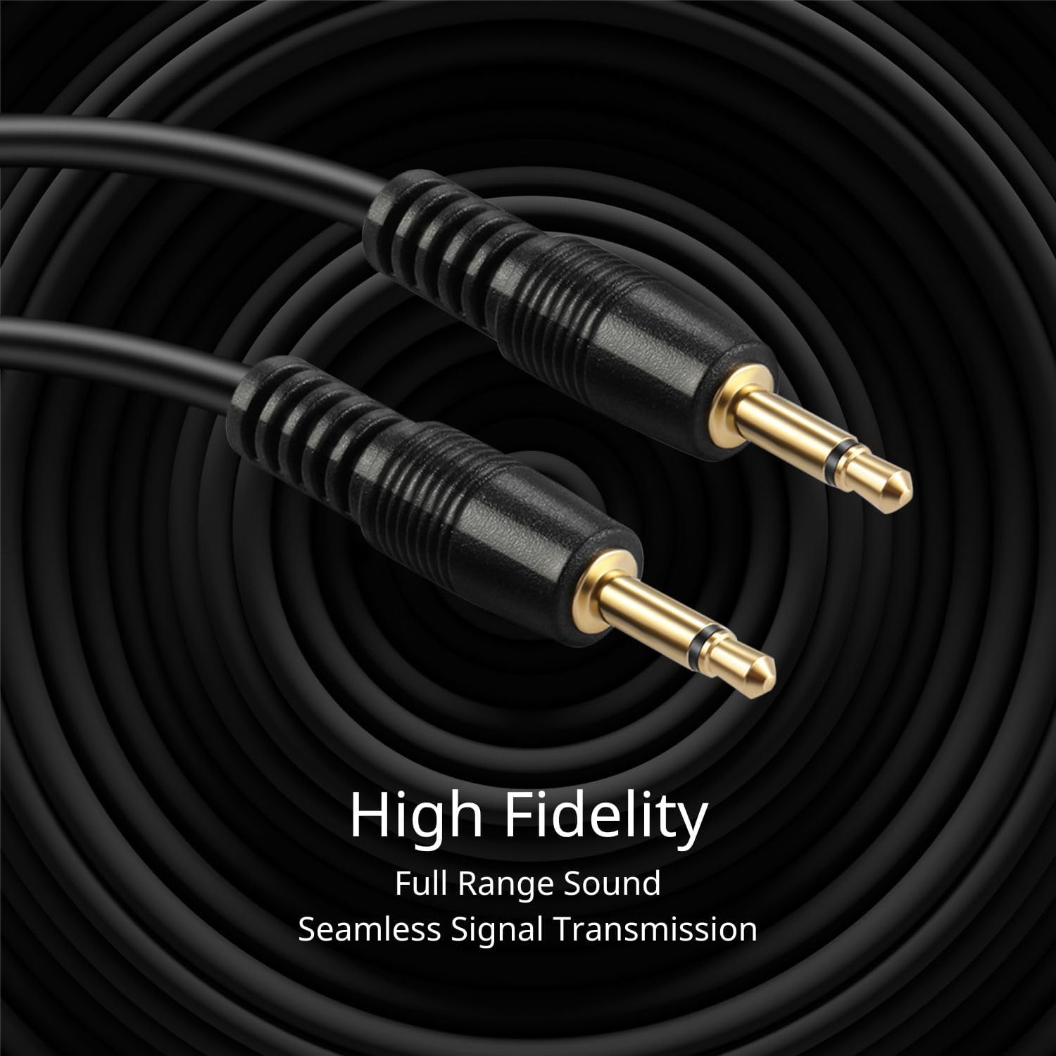 TNP 3.5mm Mono Cable (15 FT) - 12V Trigger Cable, IR Infrared Sensor Receiver Extension Extender, 3.5 mm 1/8" TS Monaural Mini Mono Audio Plug Jack Connector Male to Male Wire Cord