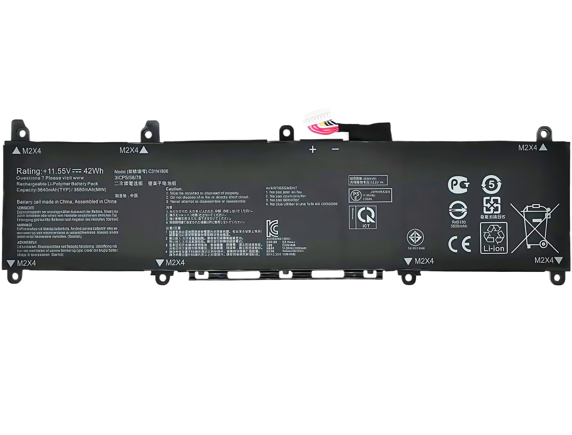 C31N1806 42Wh C31PIJ1 Laptop Battery for Asus VivoBook S13 X330U X330UA
