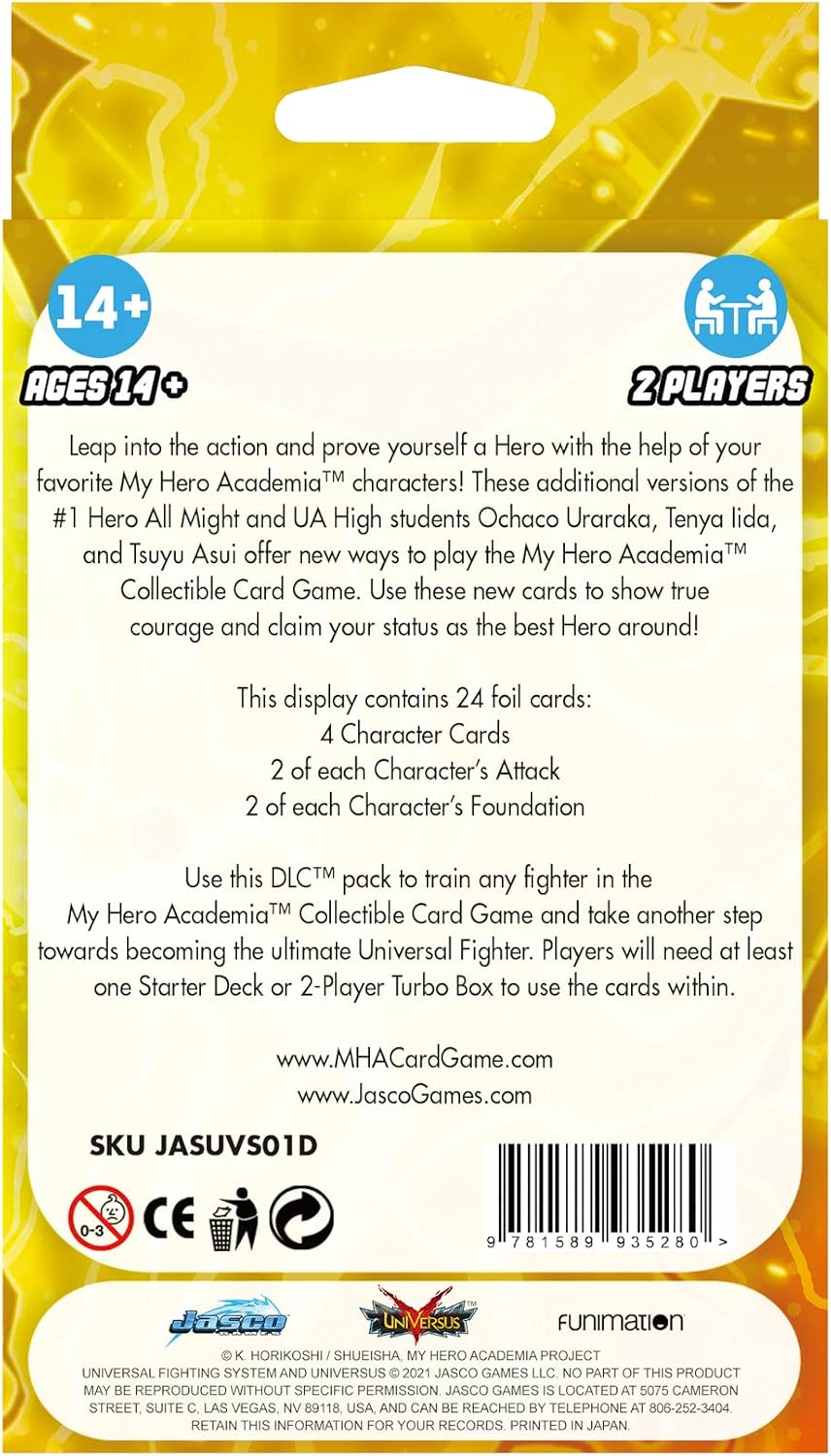 Jasco Games Jasco My Hero Academia Collectible Card Game Series 1 Deck-Loadable Content | Trading Card Game for Adults and Teens | Ages 14+ | 2 Players | Average Playtime 45+ Minutes image 3