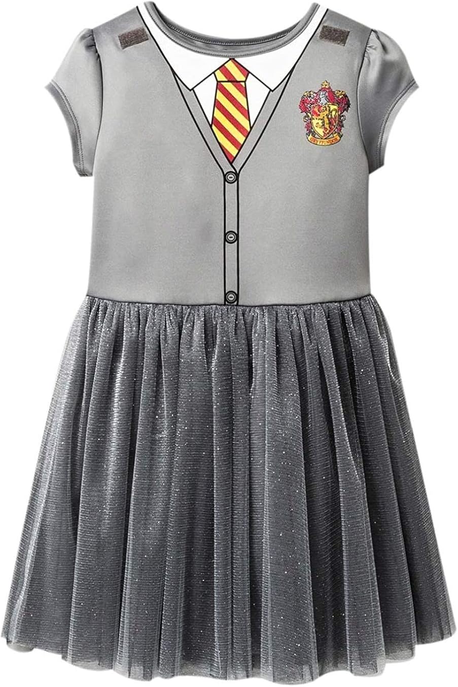 Miniatura 5 de Harry Potter Vestido de niña Hermione Hogwarts Crest con capucha y capa Gryffindor