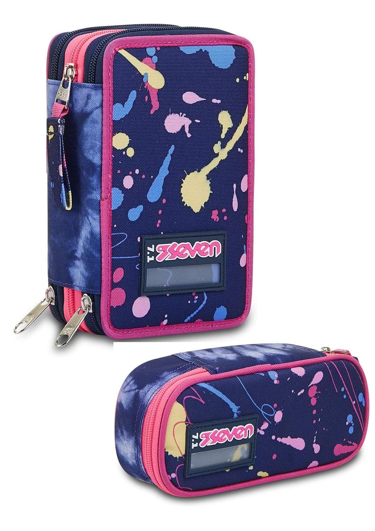 ASTUCCIO 3 ZIP SEVEN LOVE YOUR SOUL GIRL COMPLETO DI COLORI + Bustina con Scomparto