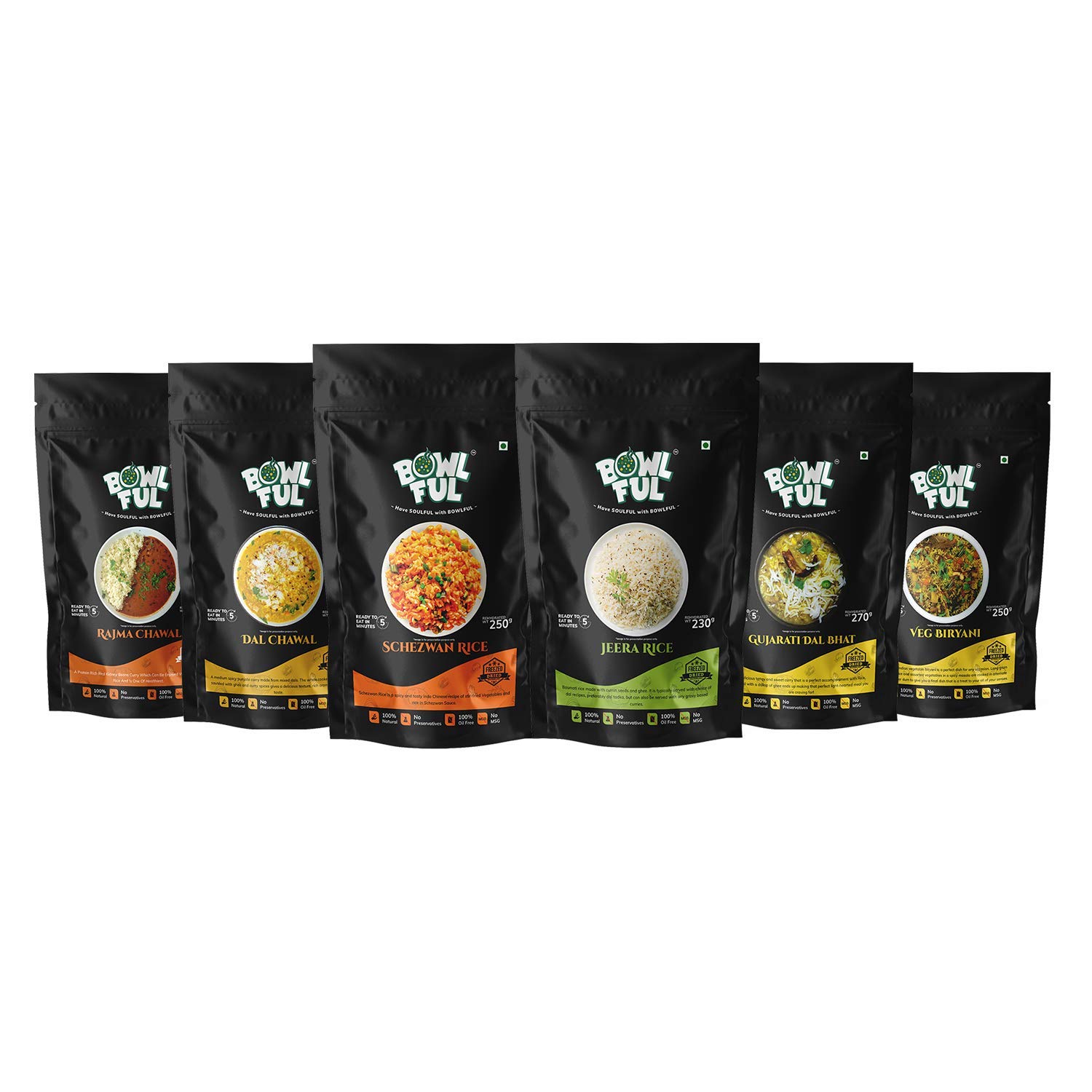 Bowlful Rice Combo, 100% Natural, Ready to Eat, Freeze Dried Food (B08W51SFP6) Amazon Price History, Amazon Price Tracker