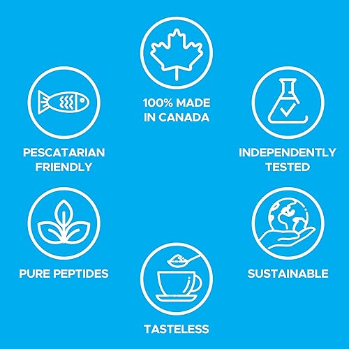 Miniatura 3 de DeepMarine Péptidos de colágeno 100% hechos en Canadá, colágeno en polvo capturado en la naturaleza, colágeno marino hidrolizado - Suministro para