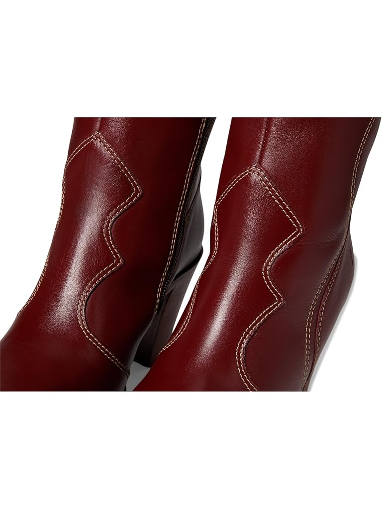 Red Frye Corinne Tall Deco Stitch