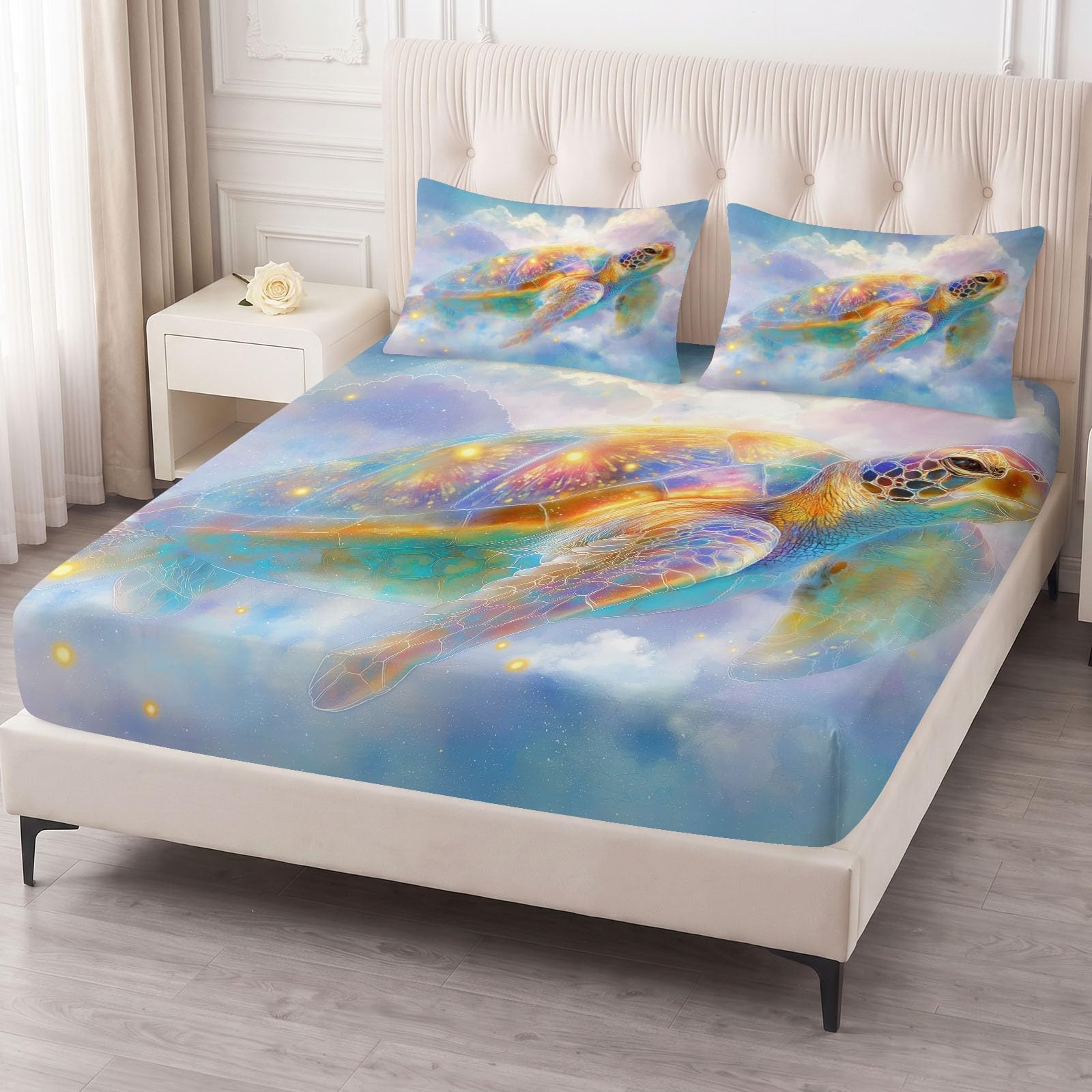 Sábana bajera ajustable para cama de matrimonio de 135 x 190 cm, ropa de