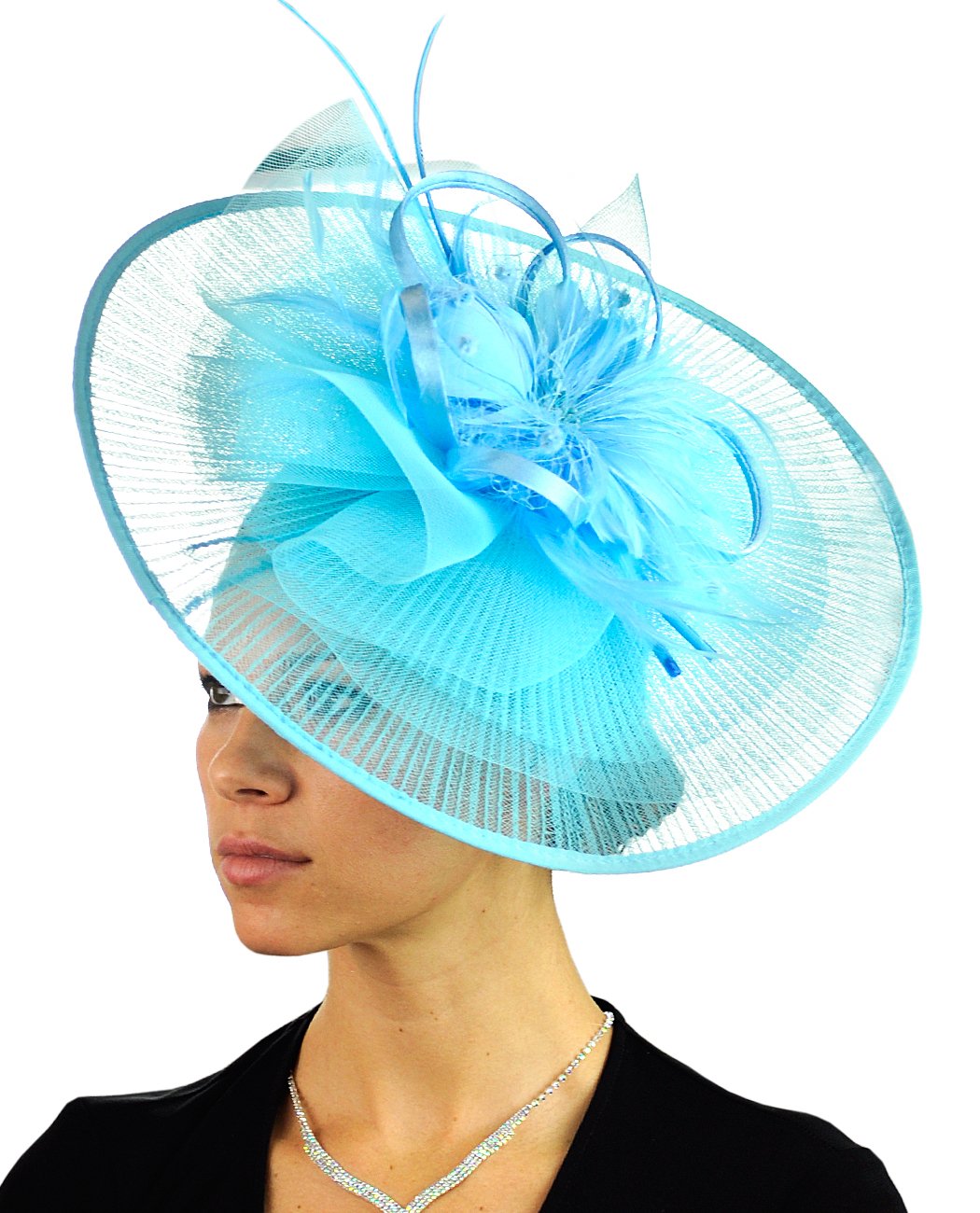 C.C Cocktail Fashion Sinamay Fascinator 