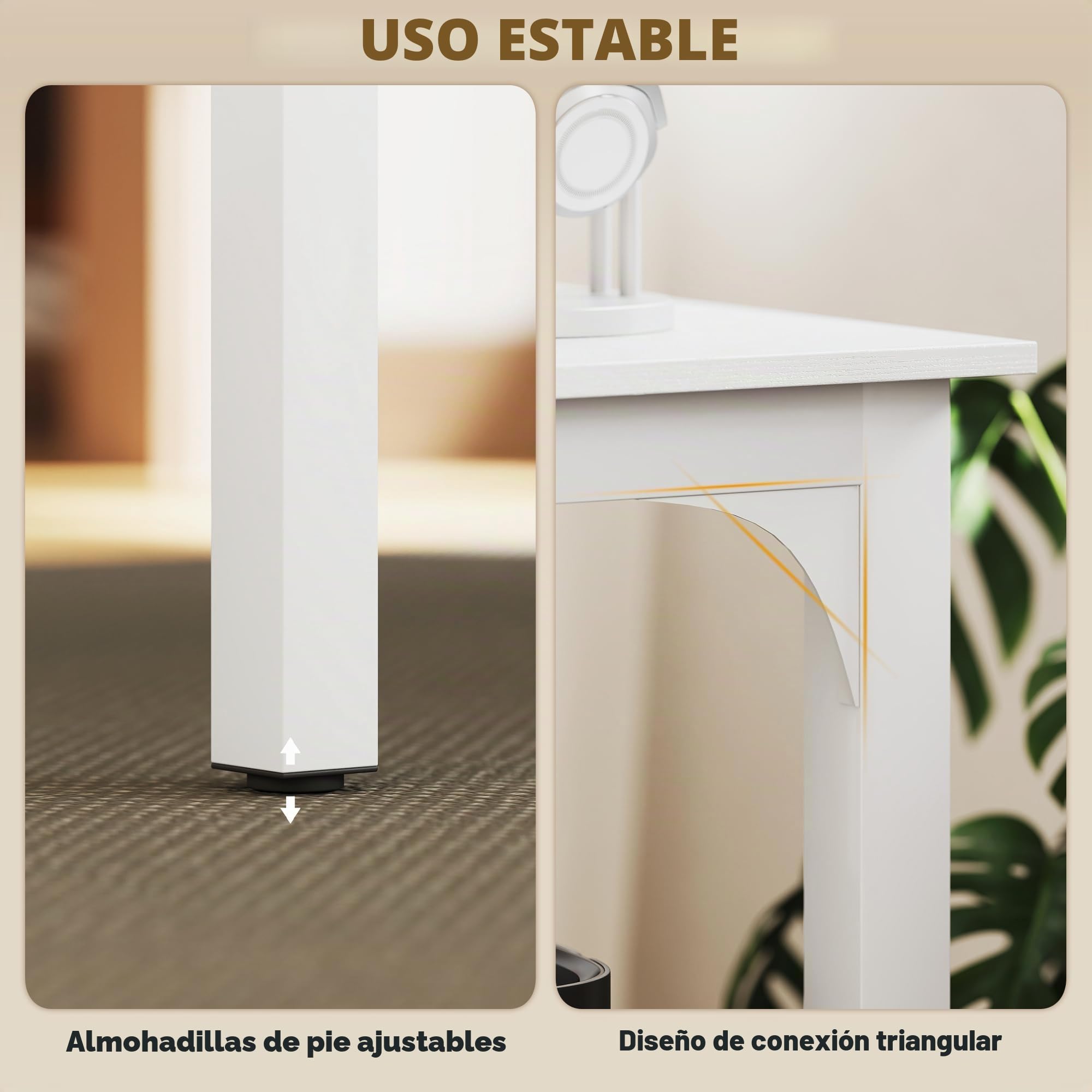 HOMCOM Escritorio de ordenador 180 cm con bandeja ancha para 2 personas, marco de acero, mesa de ordenador para trabajo en casa o estudio, blanco