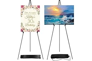 2 PCS Premium Poster Easels for Display in Black