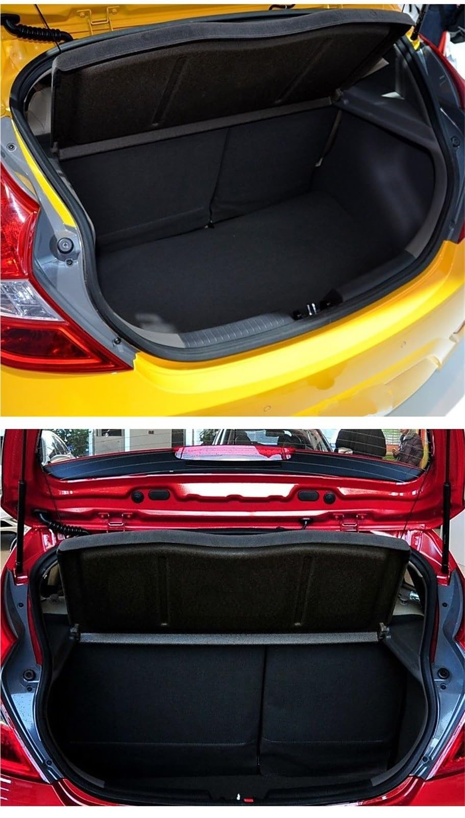 Nicht Versenkbare Kofferraum-Frachtabdeckung Für Hyundai Für Verna 2011 2012 2013 2014 2015 2016 Paketständer-Schild Gepäckraumabdeckung
