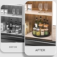 Vista 7 de Bandeja de baño de madera de roble de 12 pulgadas para mostrador, bandeja de tocador para perfume, loción, velas, maquillaje, joyería, fregadero