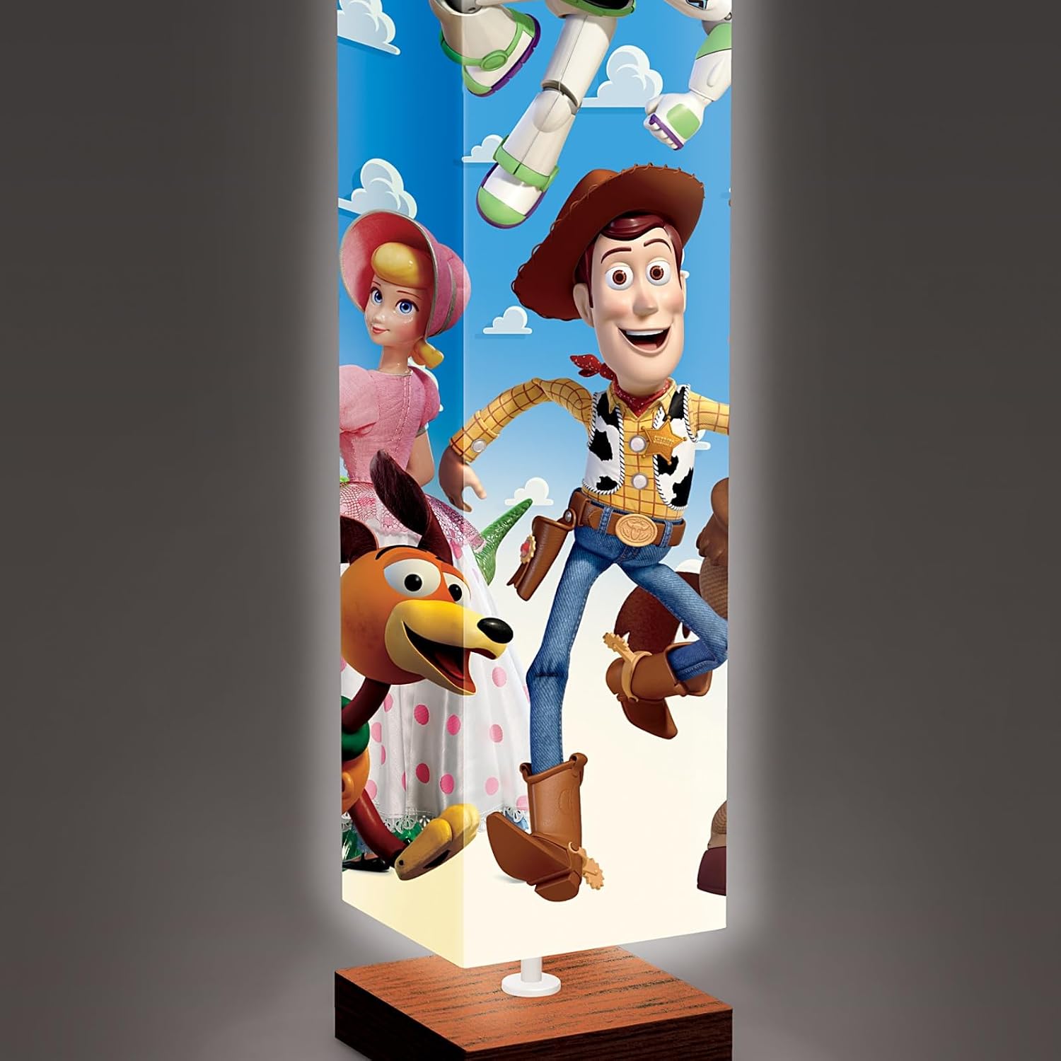 The Bradford Exchange Pixar Toy Story Four-Sided Floor Lamp 60-Inches
