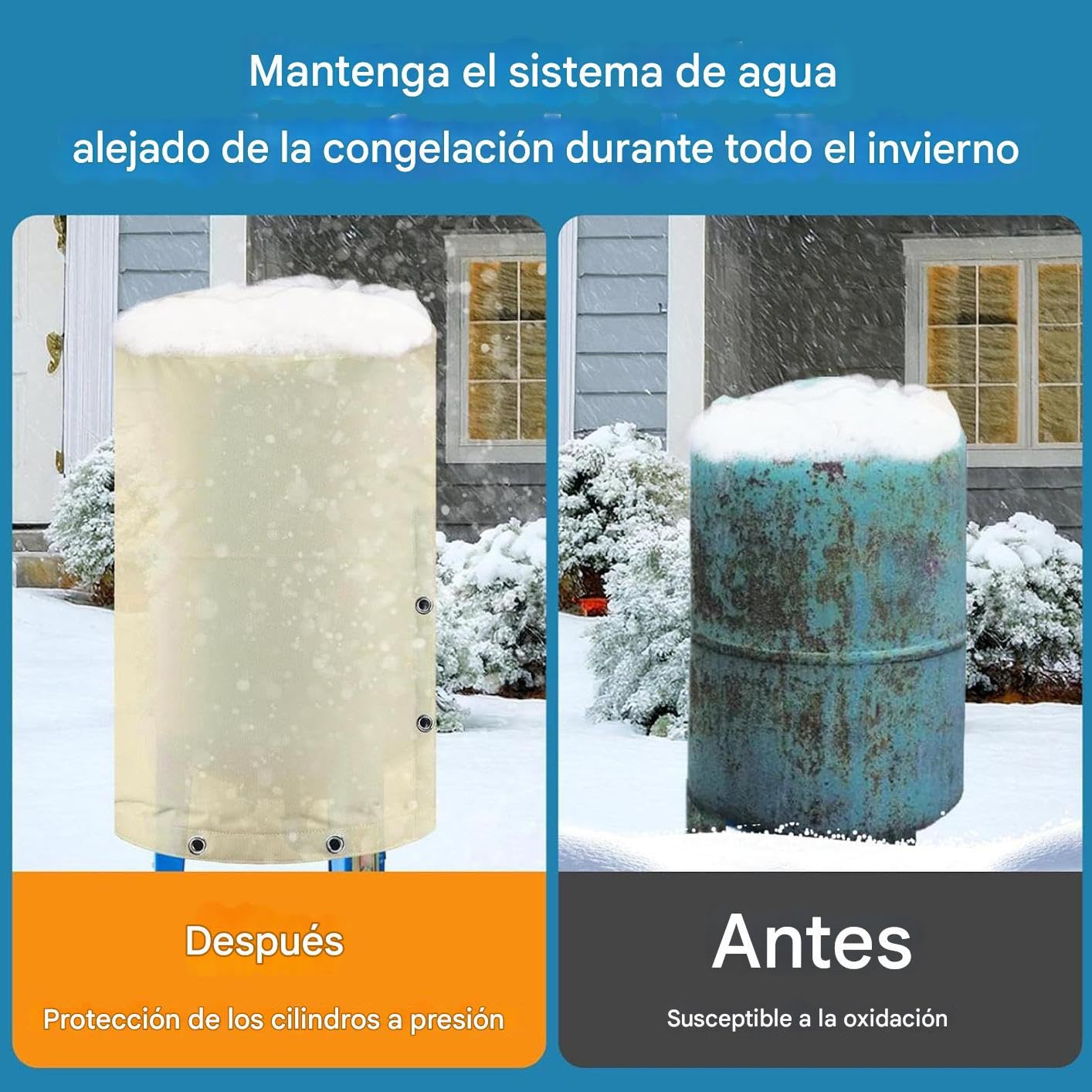 Cubierta Aislada Para Bomba De Pozo | Protector Antipolvo Para Bombas De Agua | Cubierta Aislante para Tanque de Pozo en Exteriores Riego Agrícola Patio Jardín Césped
