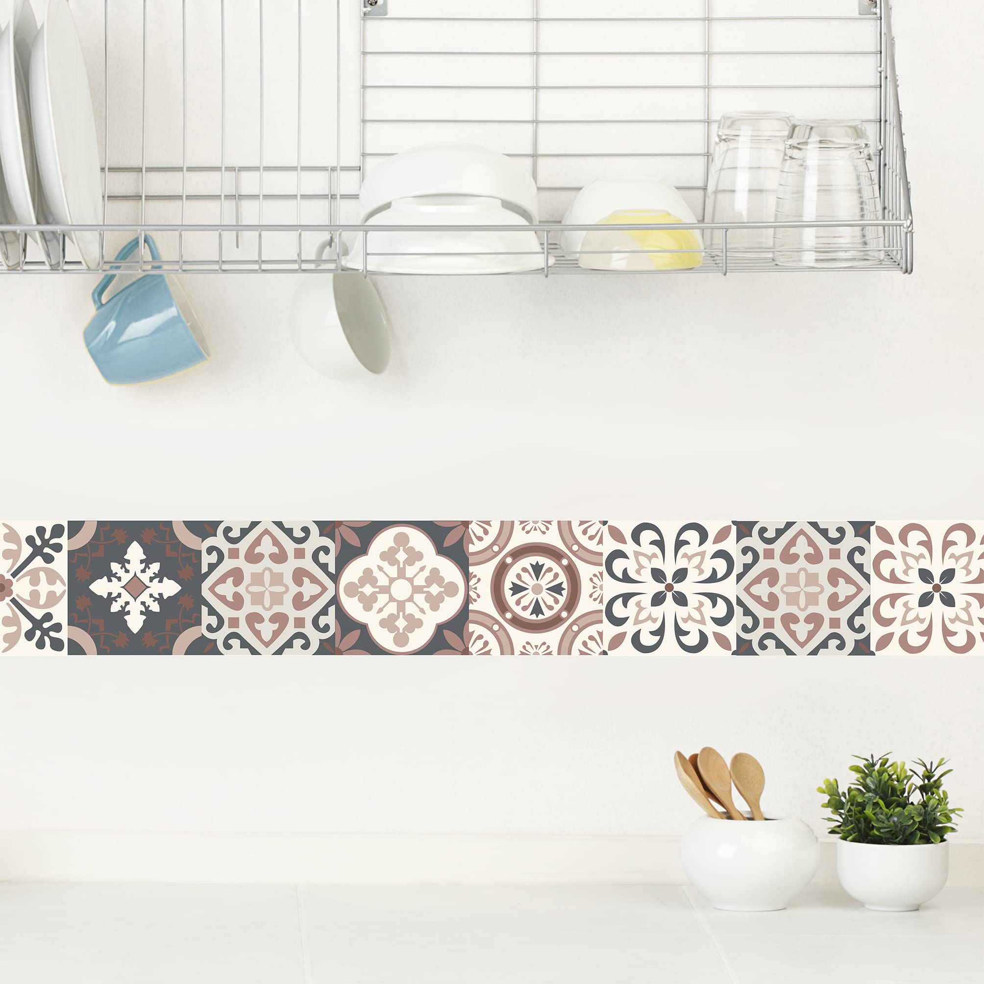 Bordo adesivo - BORGATELLA Tomette [15cm x 300cm]