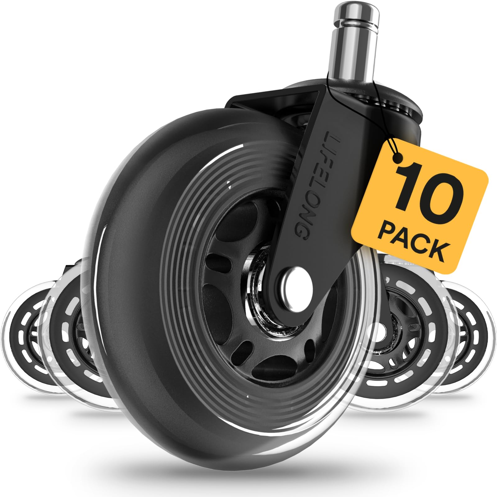 Replace Office Chair Wheels - 5-Pack -23