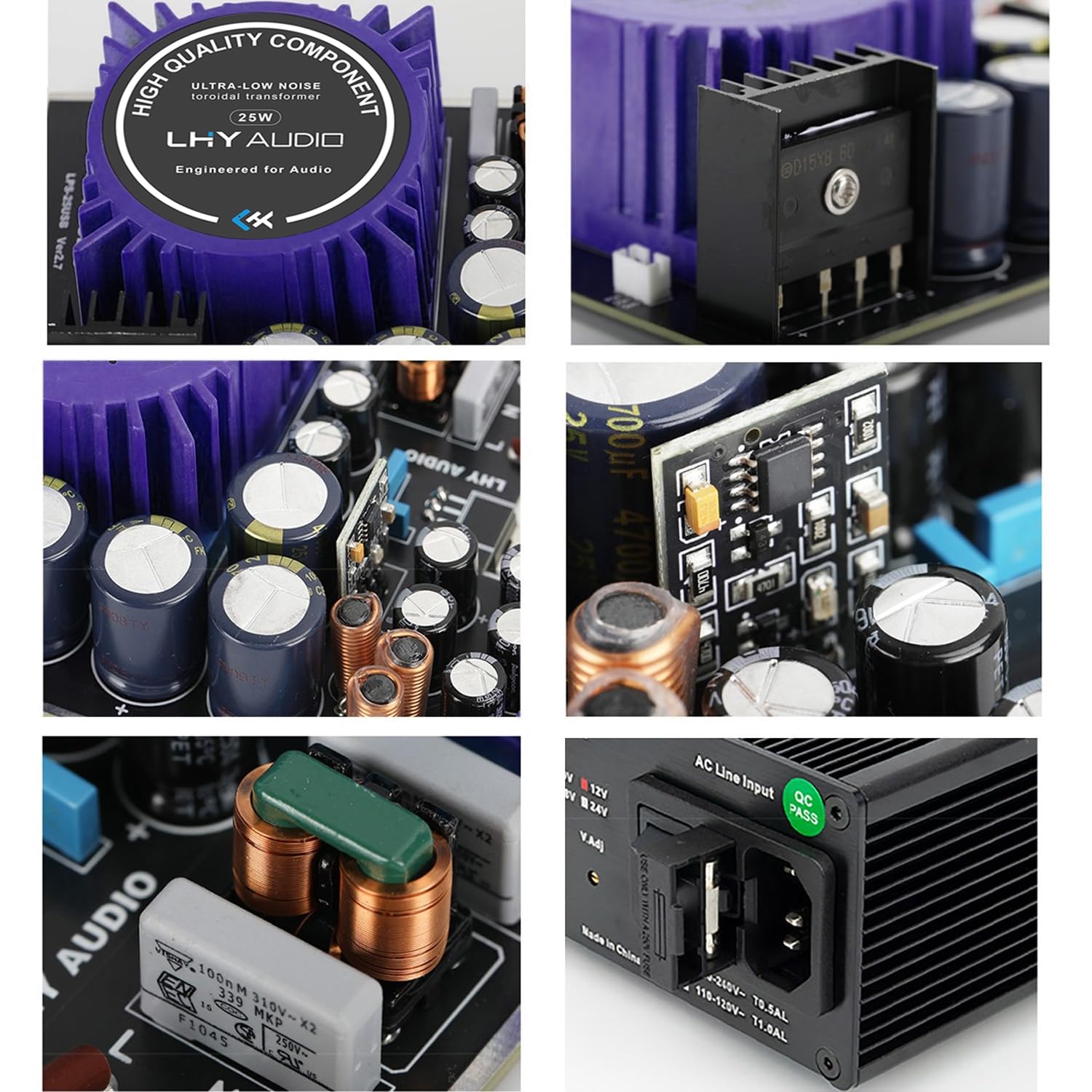 Alimentatore lineare USB/DC 5 V 25 W per amplificatore DAC interfaccia digitale