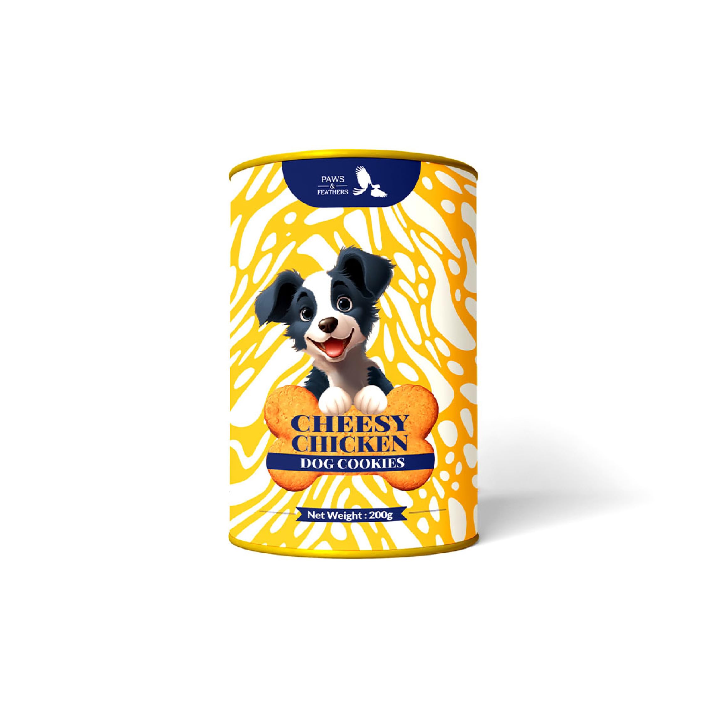 Paws & Feathers Cheesy Chicken Dog Cookies | Healthy & Nutritious Dog Treats Ingredients | 200g (B0CTKMGDHS) Amazon Price History, Amazon Price Tracker