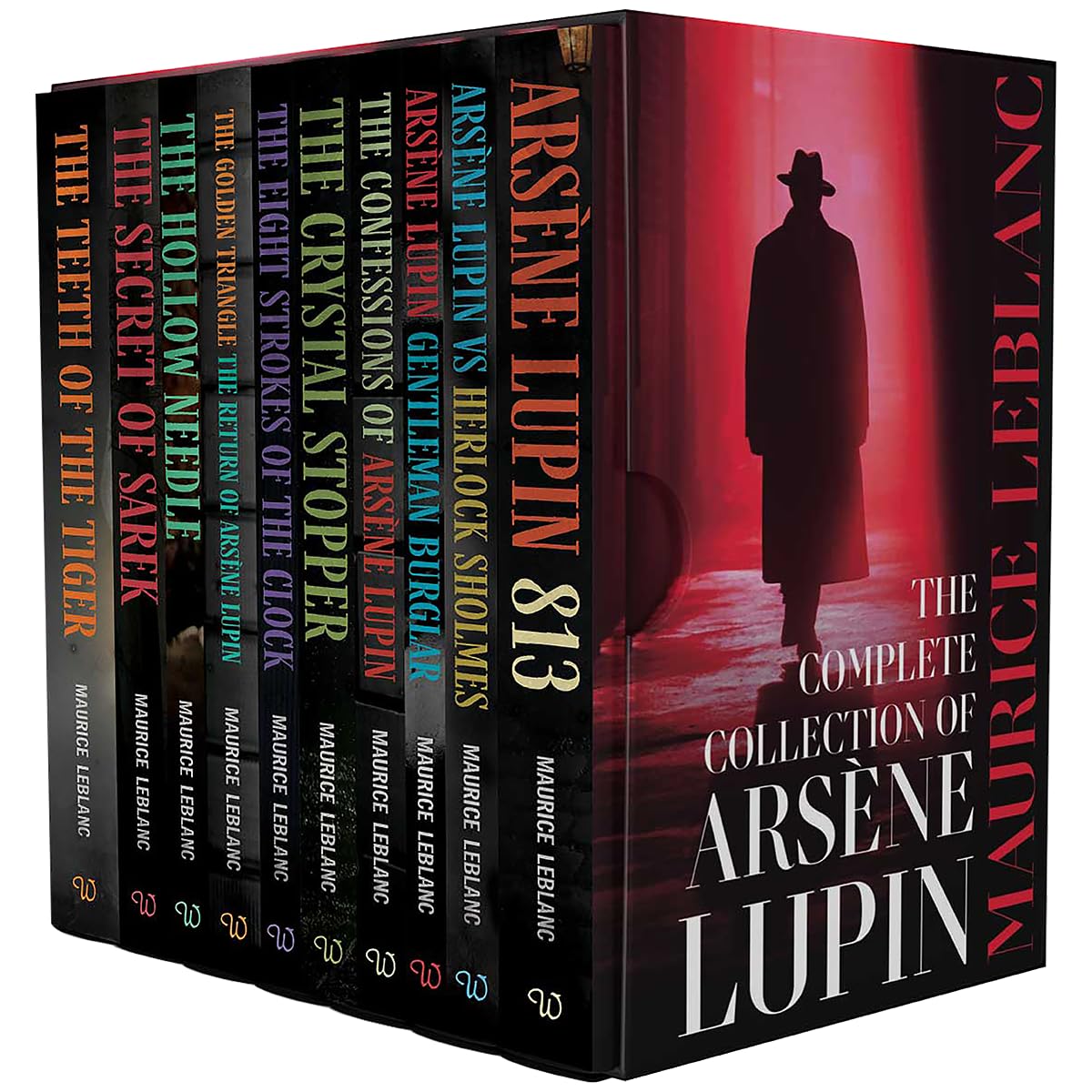 The Complete Collection of Arsène Lupin 10 Books Box Set by Maurice LeBlanc(Gentleman Burglar, The Confessions, The Crystal Stopper, The Eight Strokes of the clock & More) Paperback – 1 January 2021