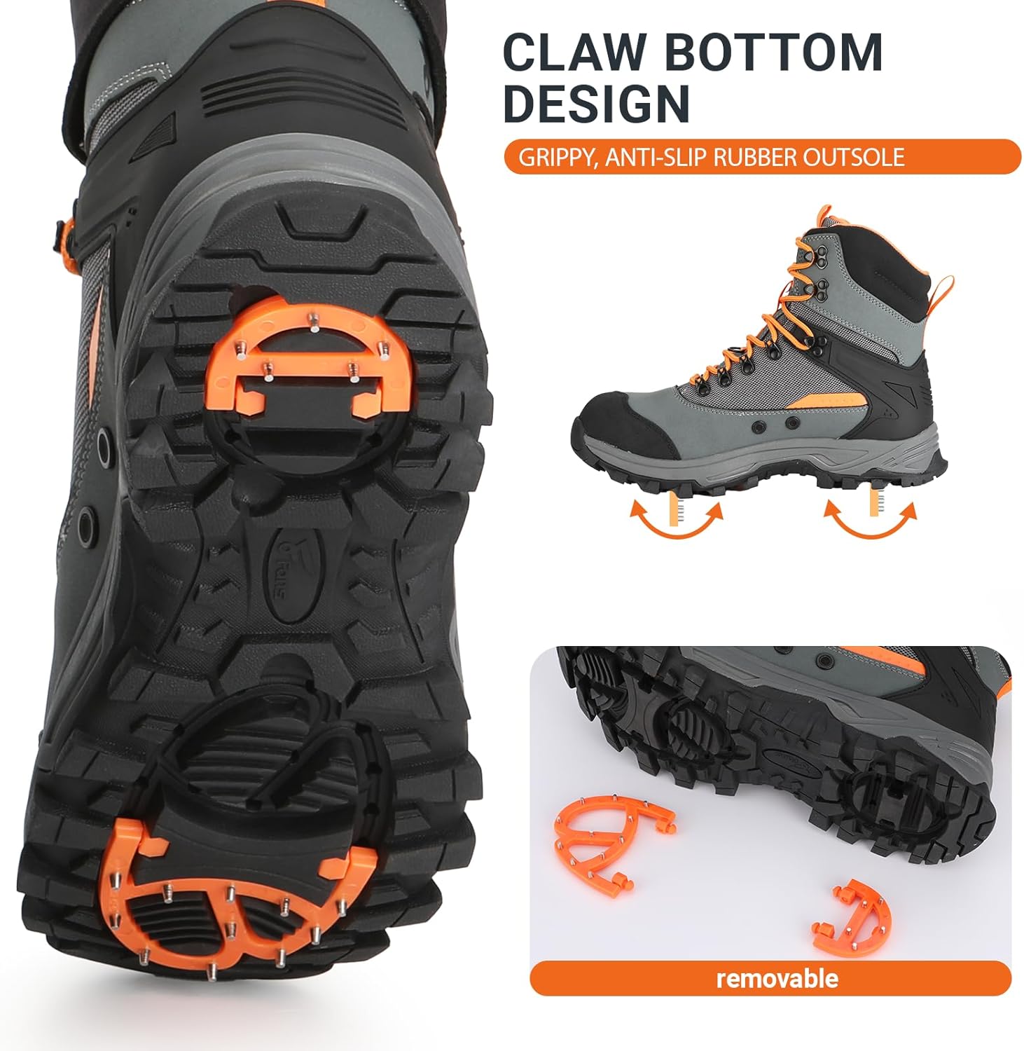8 Fans Wading Boots with Terrain Grip Outsole, Lightweight Wading Shoes,Fishing Boot - Image 4
