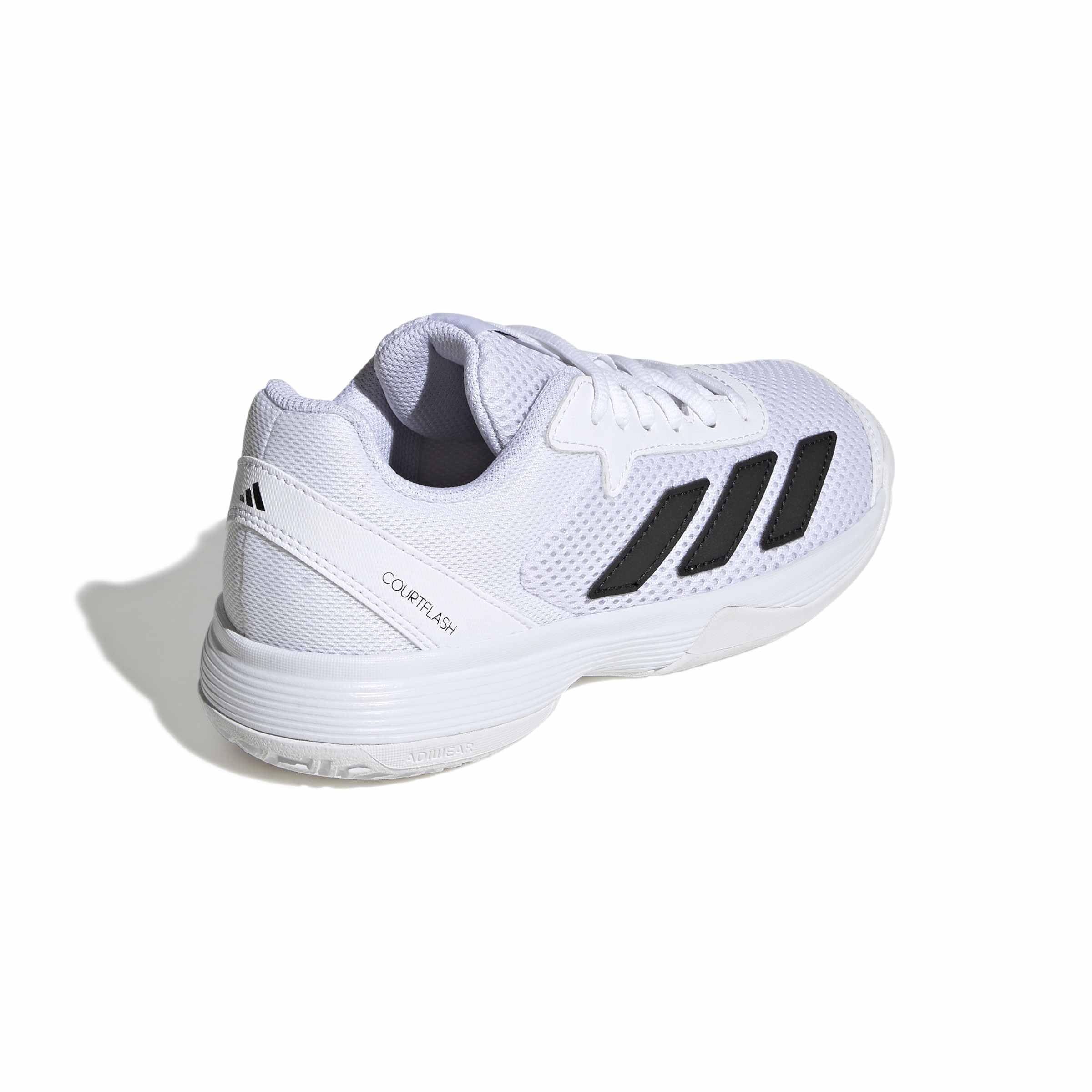 adidas Uniseks - dzieci Courtflash Kids Tennis Shoes, ftwr white/core black/ftwr white, 35 1/2 EU