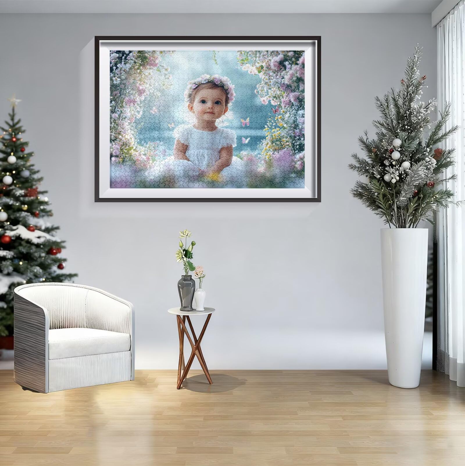 Puzzle 4000 Pièces Enfant, Puzzle 4000 Pièces Adultes et Enfants, Puzzles Bois avec Une Boîte d'emballage Exquise, Jeu Éducatif Puzzles Fleur, Noël Decoration Maison, Cadeau Femme, Cadeau Homme H-2062