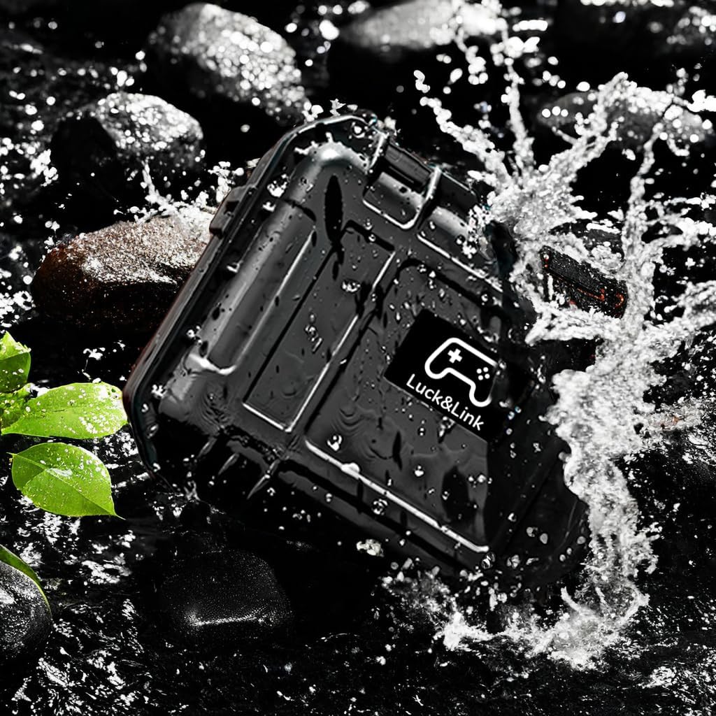 Nintendo Switch Carrying Bag, Hard Professional Waterproof Switch Case for Switch, Controllers, Small Docking Station & Other Accessories AC Charger Storage Case, Large Capacity