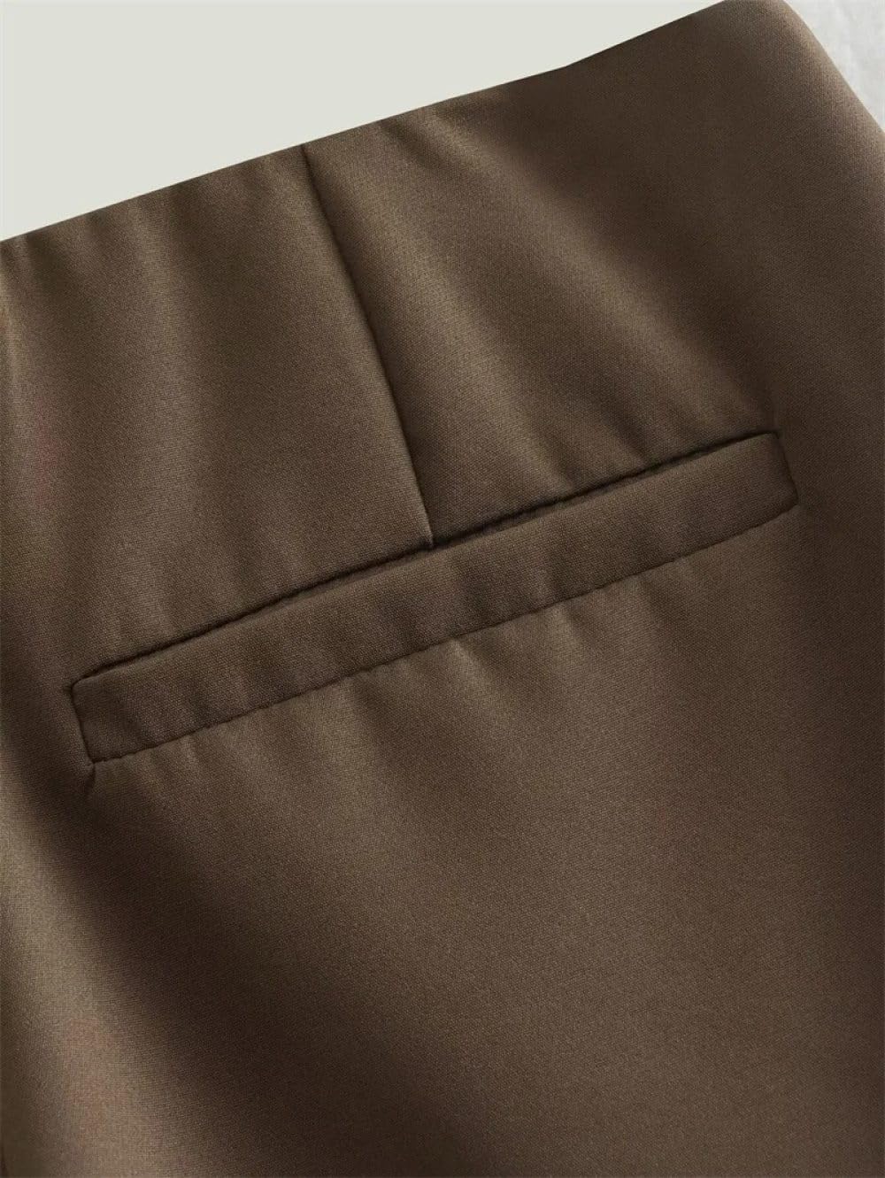 Jupe Courte Femme - Jupe-Short Asymétrique Taille Haute pour Femmes, Fermeture Éclair Au Dos, Élégante, Solide, Slim, pour Le Bureau