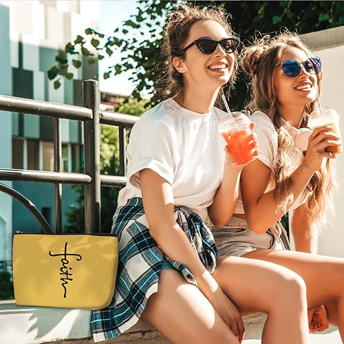 Miniatura 5 de Regalos cristianos para mujeres, bolsa de maquillaje con cruz de fe, inspirador, cumpleaños, Navidad, regalos de amistad para mujeres, hermanas,