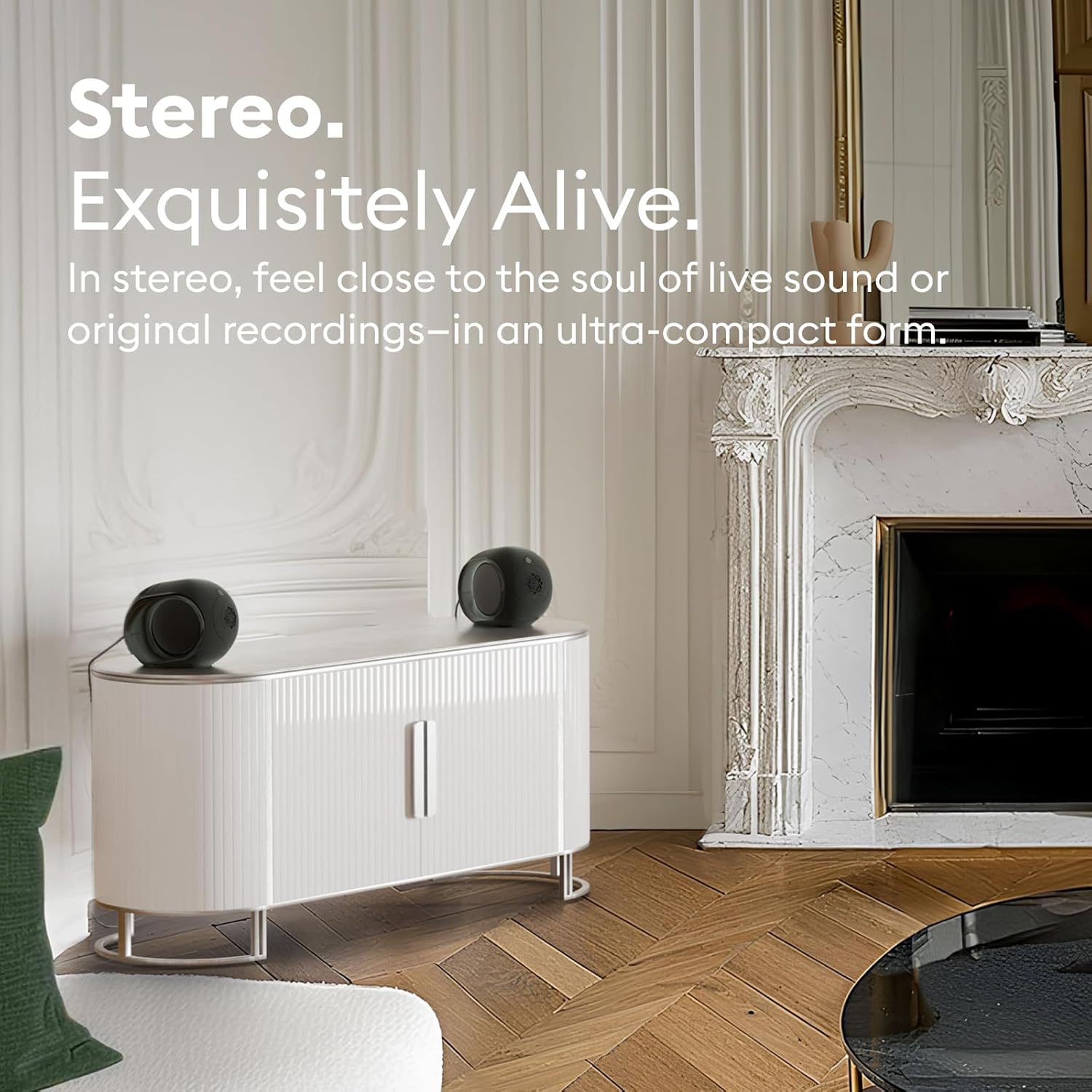 Devialet Phantom Ultimate 98 dB Bundle – 2 Speakers (Deep Forest) + 1 Remote – Zero Distortion, High-Resolution Audio, Multiroom Sync, Home Audio, Precision Control