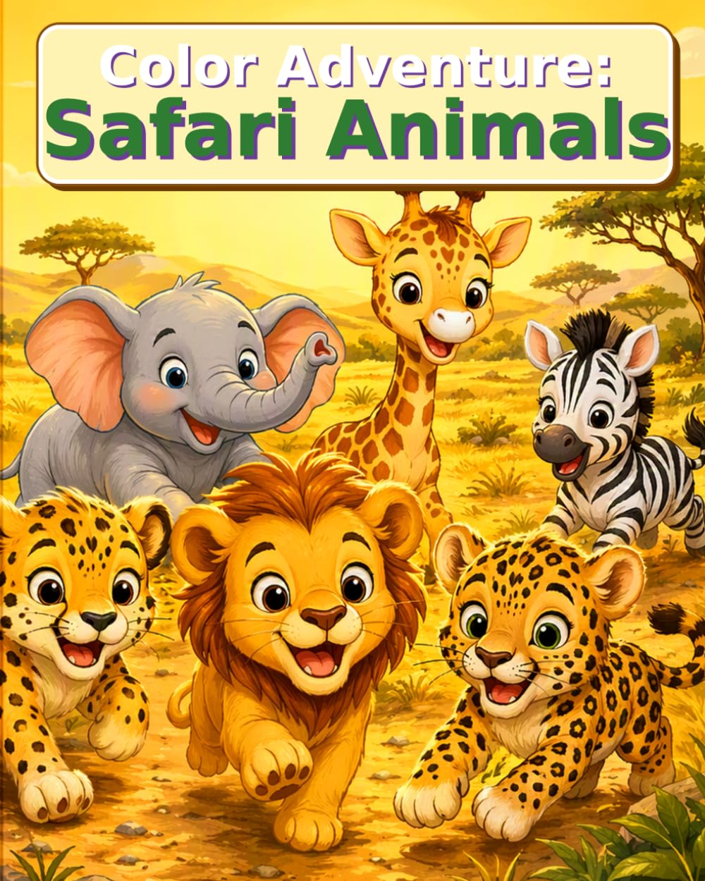 Coloring Adventure: Safari animals (Coloring Adventure for Kids Color • Discover • Imagine)