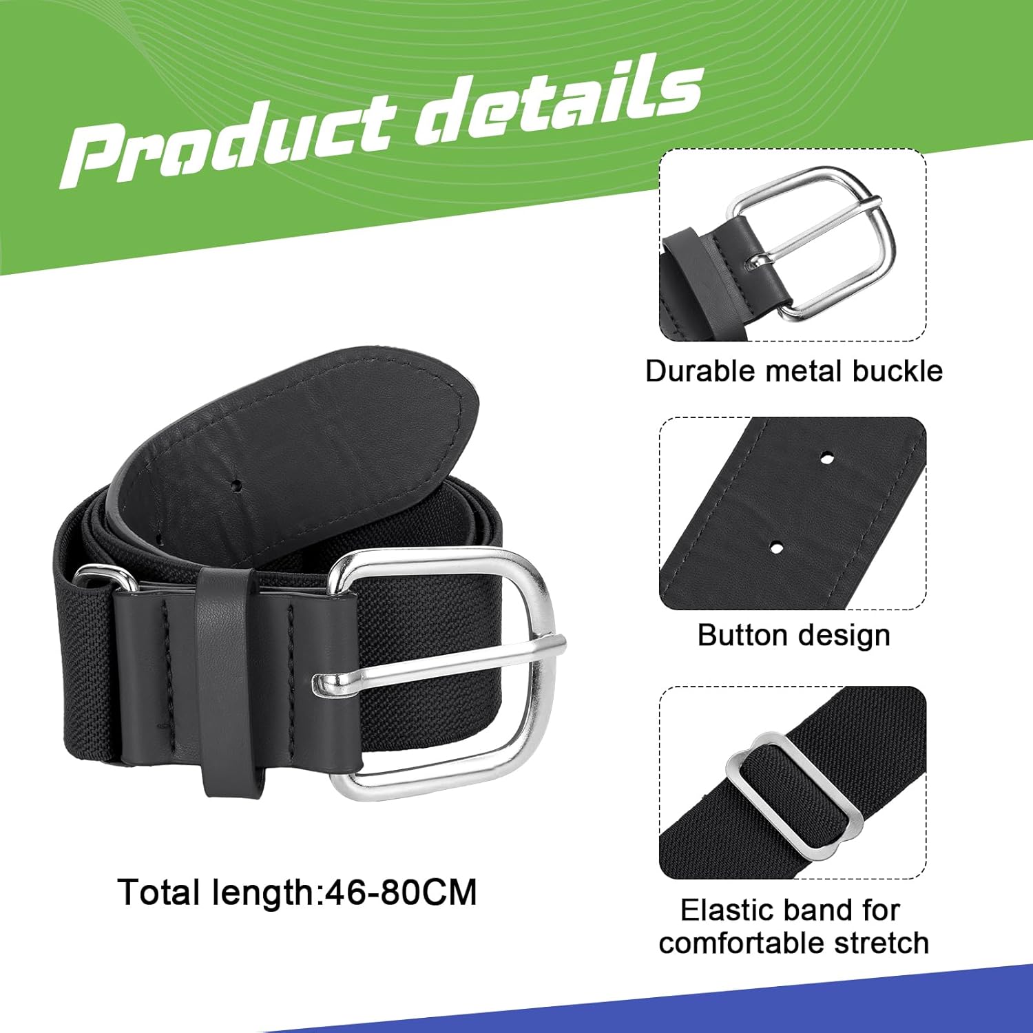 Cozypower 3 Pcs Baseball Pants Combo Set Men Youth Boy and Girls Softball Pants with Socks and Belts - Image 6