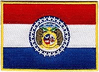 Vista 26 de Parche Bordado de la Bandera del Estado de Minnesota, Emblema MN, Planchado, Versión 2024