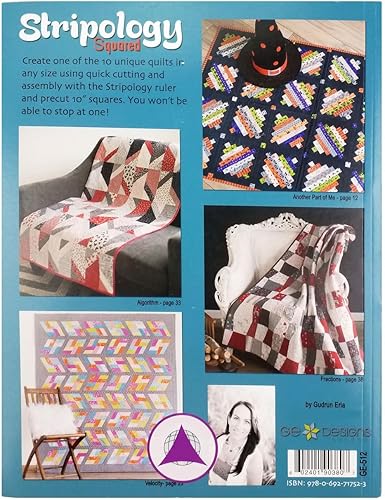 Miniatura 2 de G.E. Designs Stripology Cuadrado, a todo color, tapa blanda