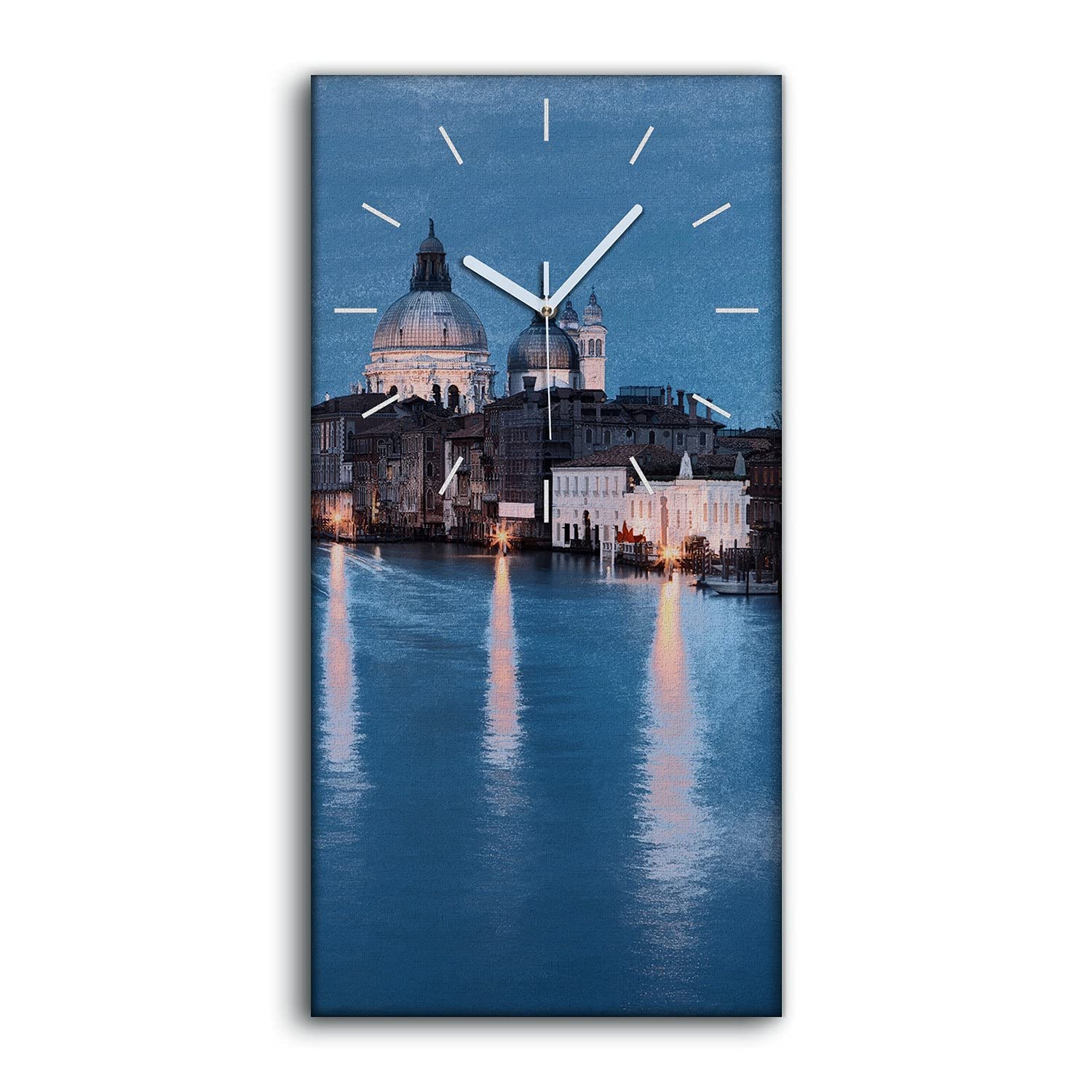 Image Art Moderne Salon : Créez une Ambiance Marine et Urbaine avec une Horloge Toile