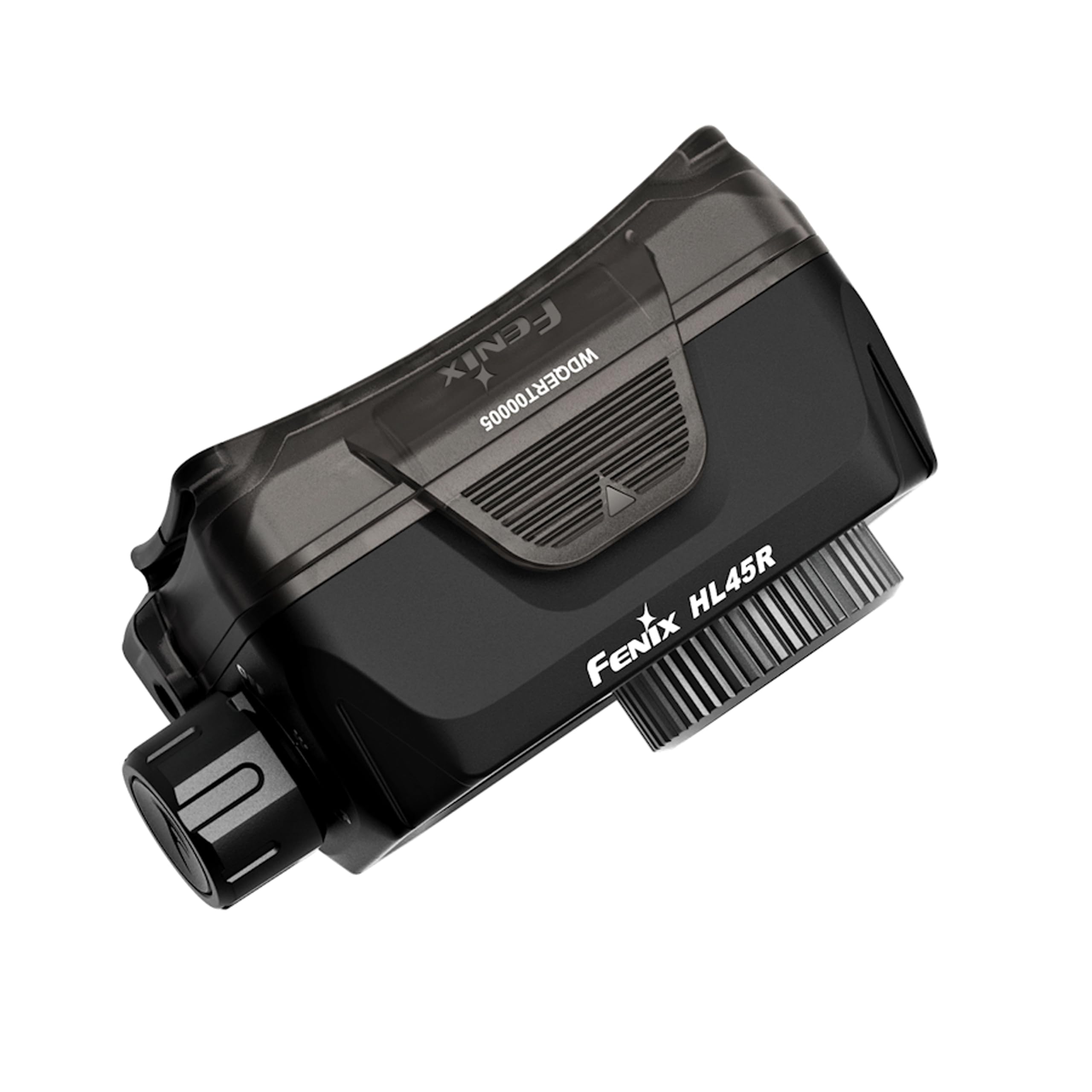 FENIX HL45R Stirnlampe, wiederaufladbar, für Außen/Arbeit/Multifunktion, 1000 Lumen, 220 m, maximal 124 Stunden, weißer Hauptlicht, Unterstützung des roten Lichtstrahls, drehbare Steuerung