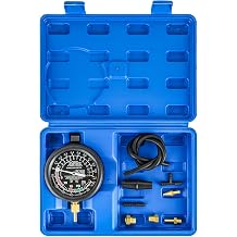 NYXOVA Vacuum and Fuel Pump Tester Gauge Kit Gauge Leak Carburetor Pressure Diagnostic Tool Kit Leak Carburetor Pressure Diagnostic Blue
