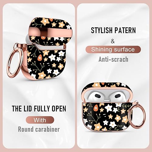 Vista 16 de Maxjoy for AirPods 2nd Generation Case, Unique Design Hard Protective Shockproof Airpods Case Cover with Keychain Compatible with Apple AirPods Sea