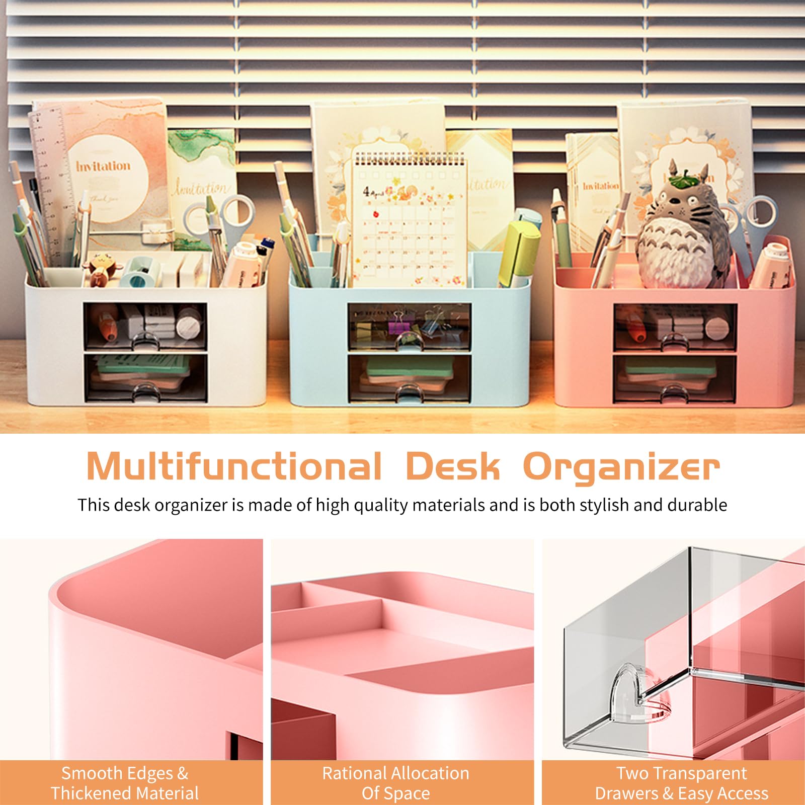 Cayxenful Desk Organiser Tidy - Image 3