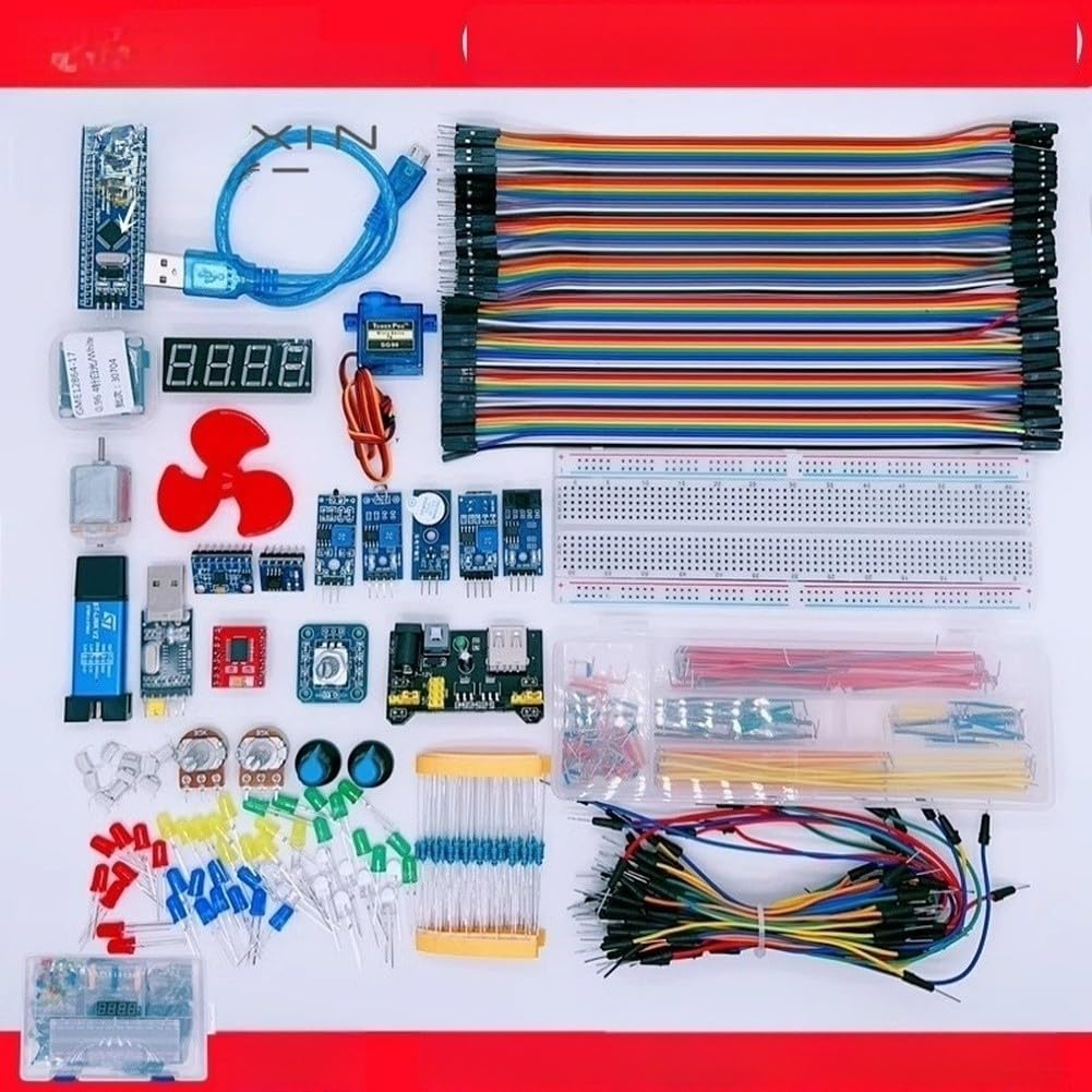 Kit di sviluppo microcontrollore STM32F103C8T6 Chip per oled Display Breadboard per Arduino IDE Esempio Progetti Tutorial (A)